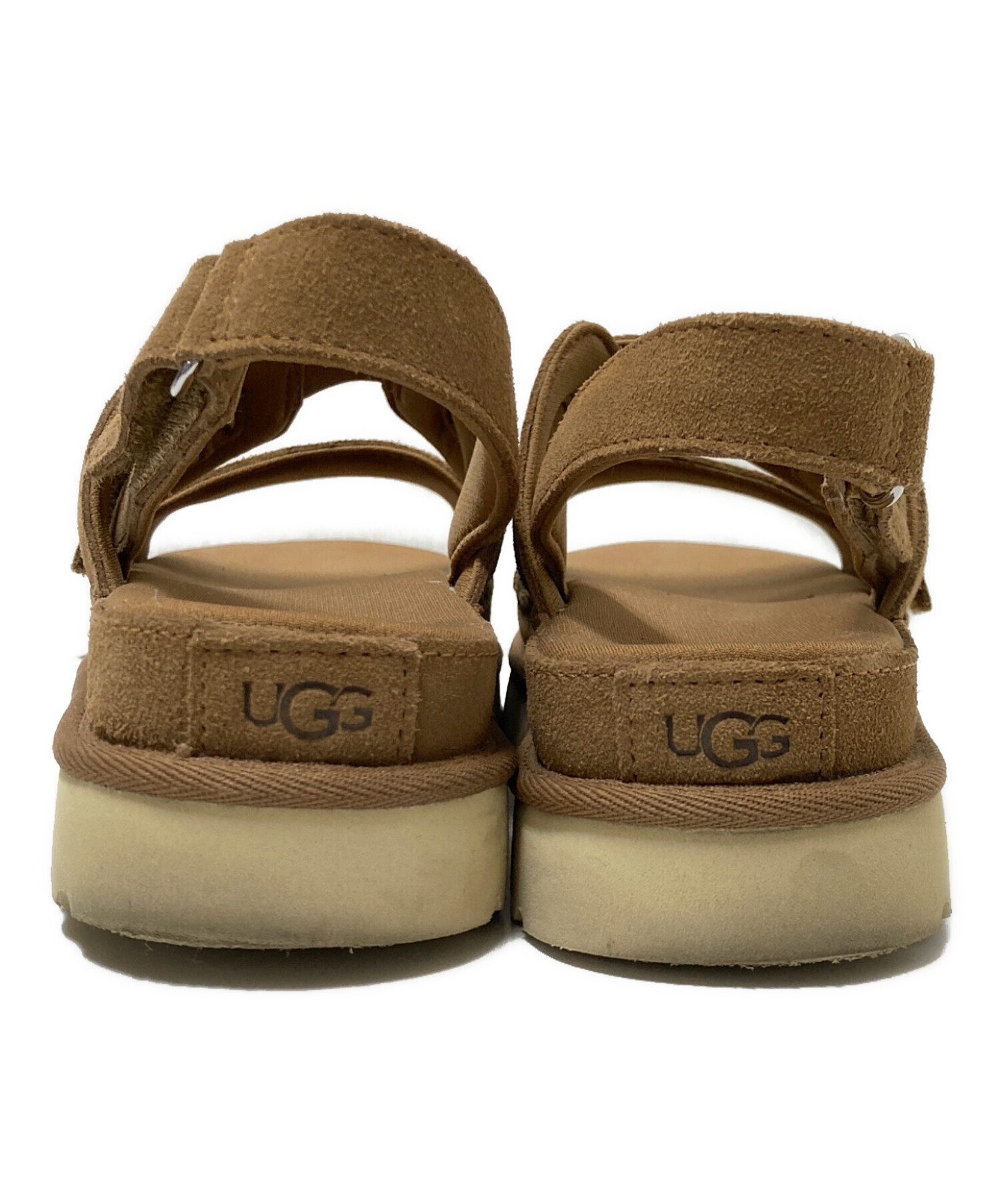 中古・古着通販】UGG (アグ) ストラップサンダル ブラウン サイズ:24.5