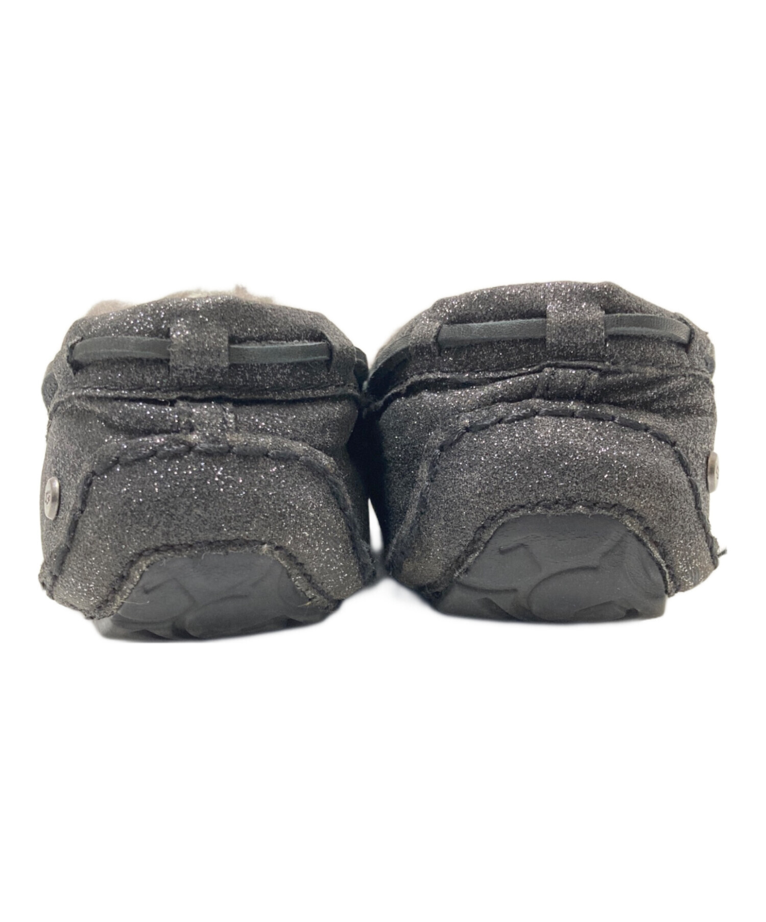 中古・古着通販】UGG (アグ) モカシンシューズ ブラック サイズ:24.0