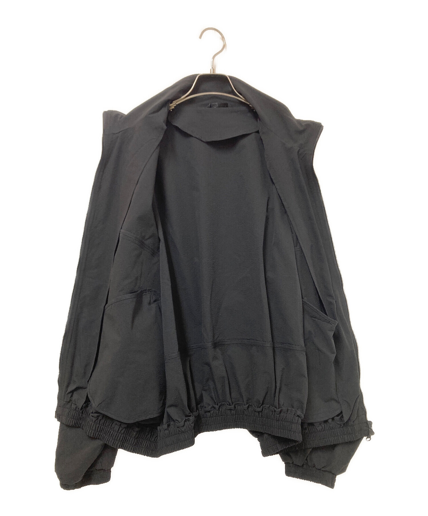 中古・古着通販】ZARA (ザラ) シアサッカージャケット ブラック サイズ