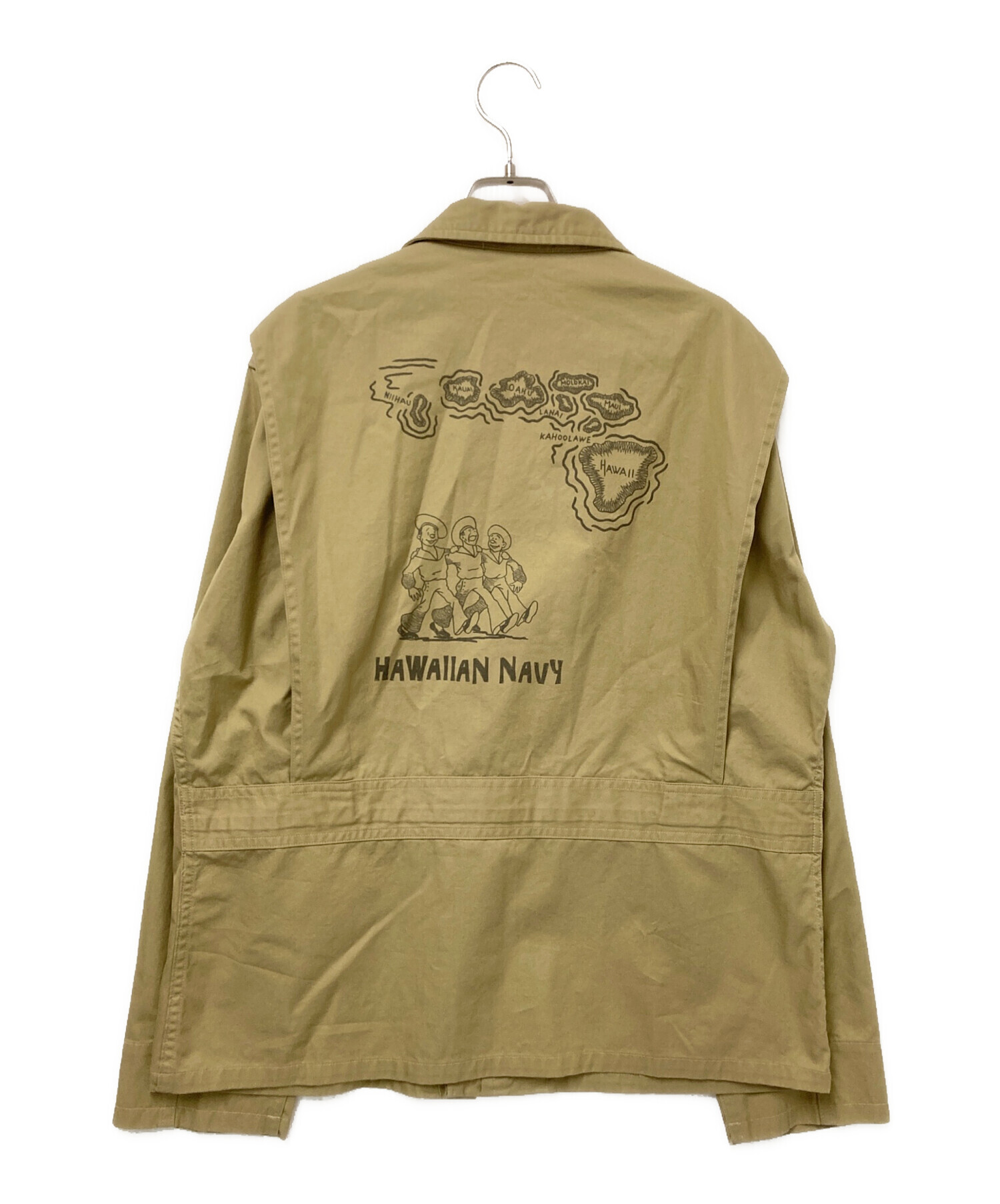 Pherrows AMRCO ジャンパー ベージュ 中古・古着通販】Pherrow's (フェローズ) U.S.NAVY サマーフライト