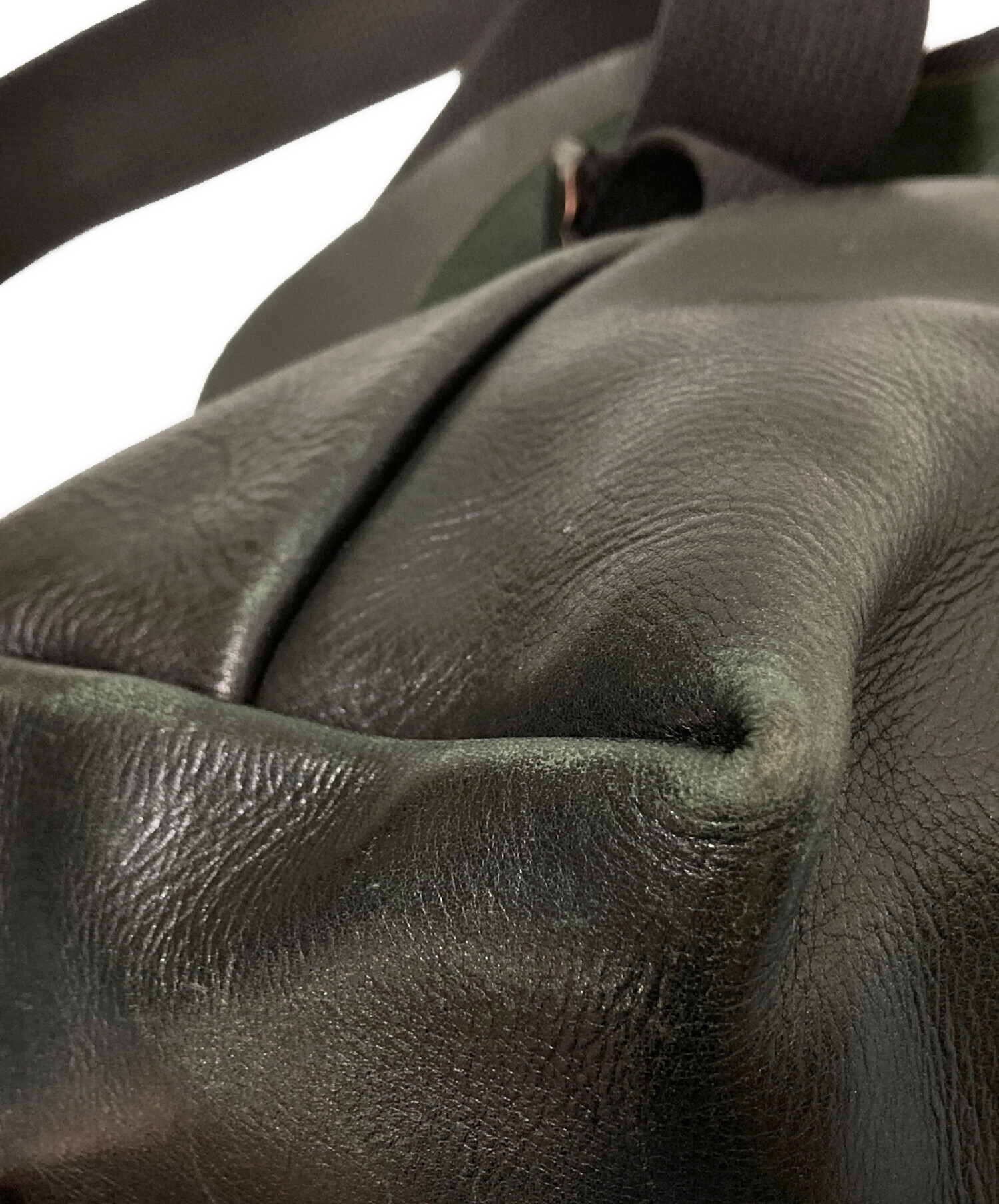 中古・古着通販】Uni&co (ユニアンドコー) レザーメッセンジャーバッグ