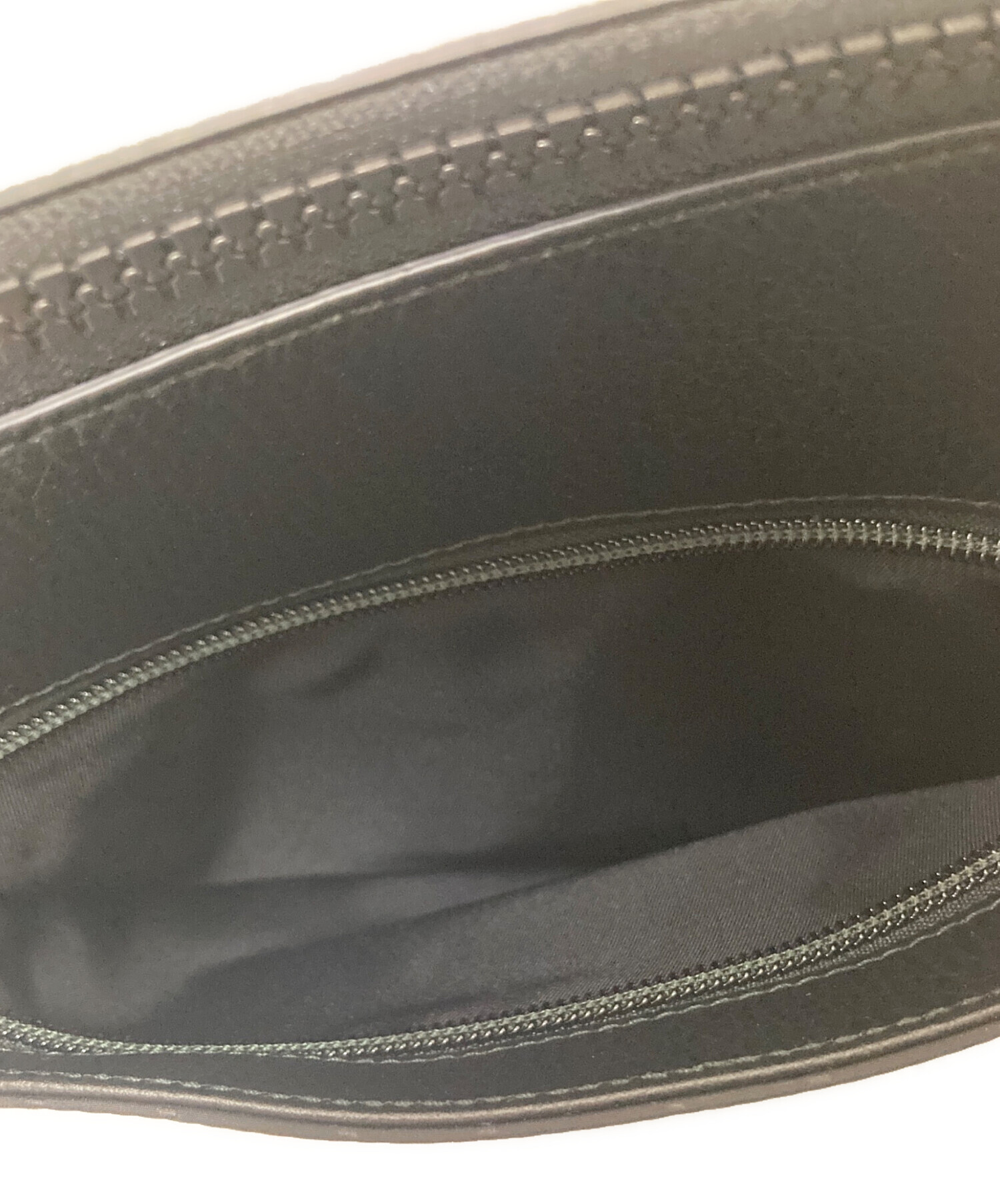中古・古着通販】GUCCI (グッチ) GGナイロンショルダーバッグ ブラック