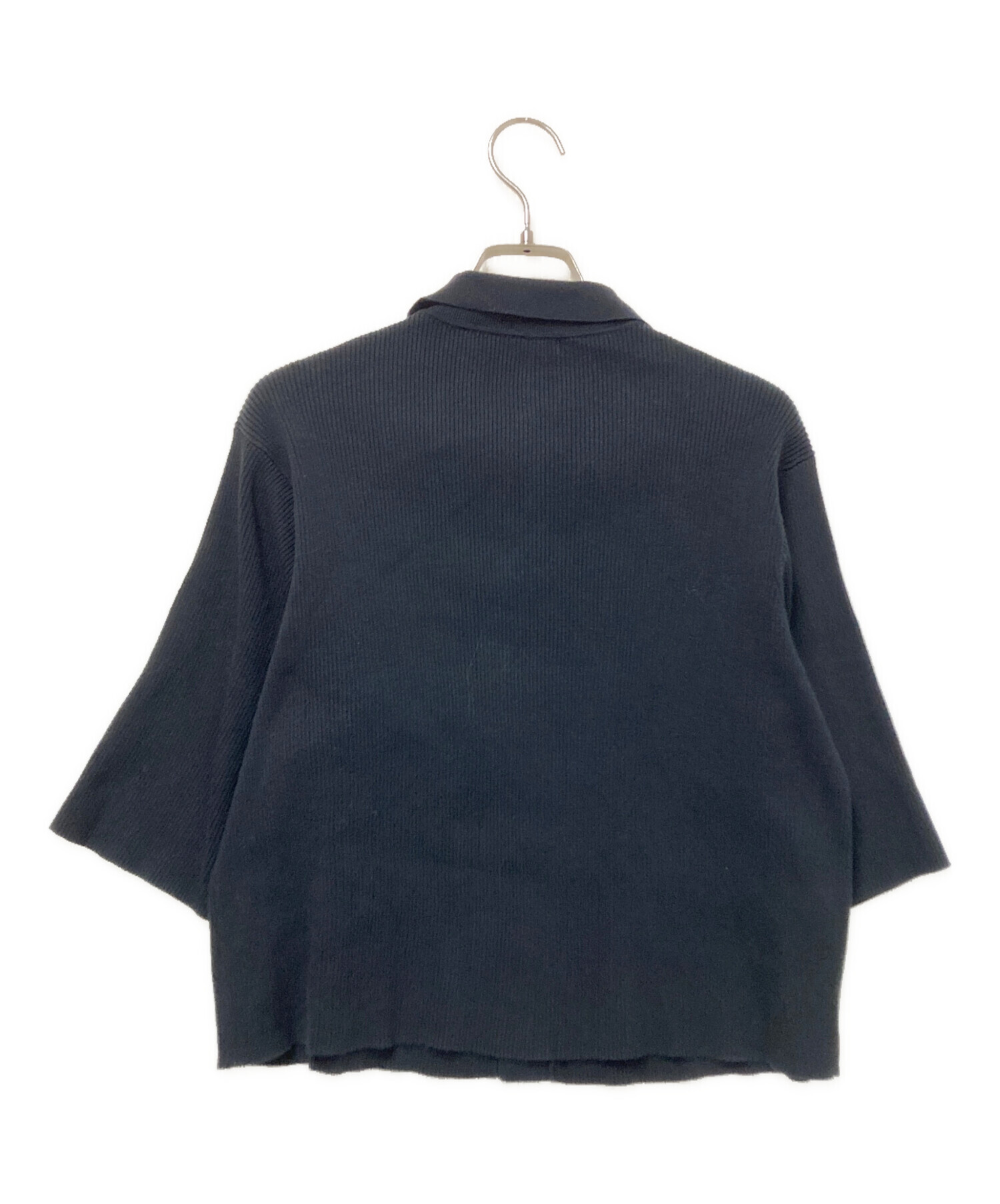 中古・古着通販】Oblada (オブラダ) POLO KNIT ブラック サイズ:FREE