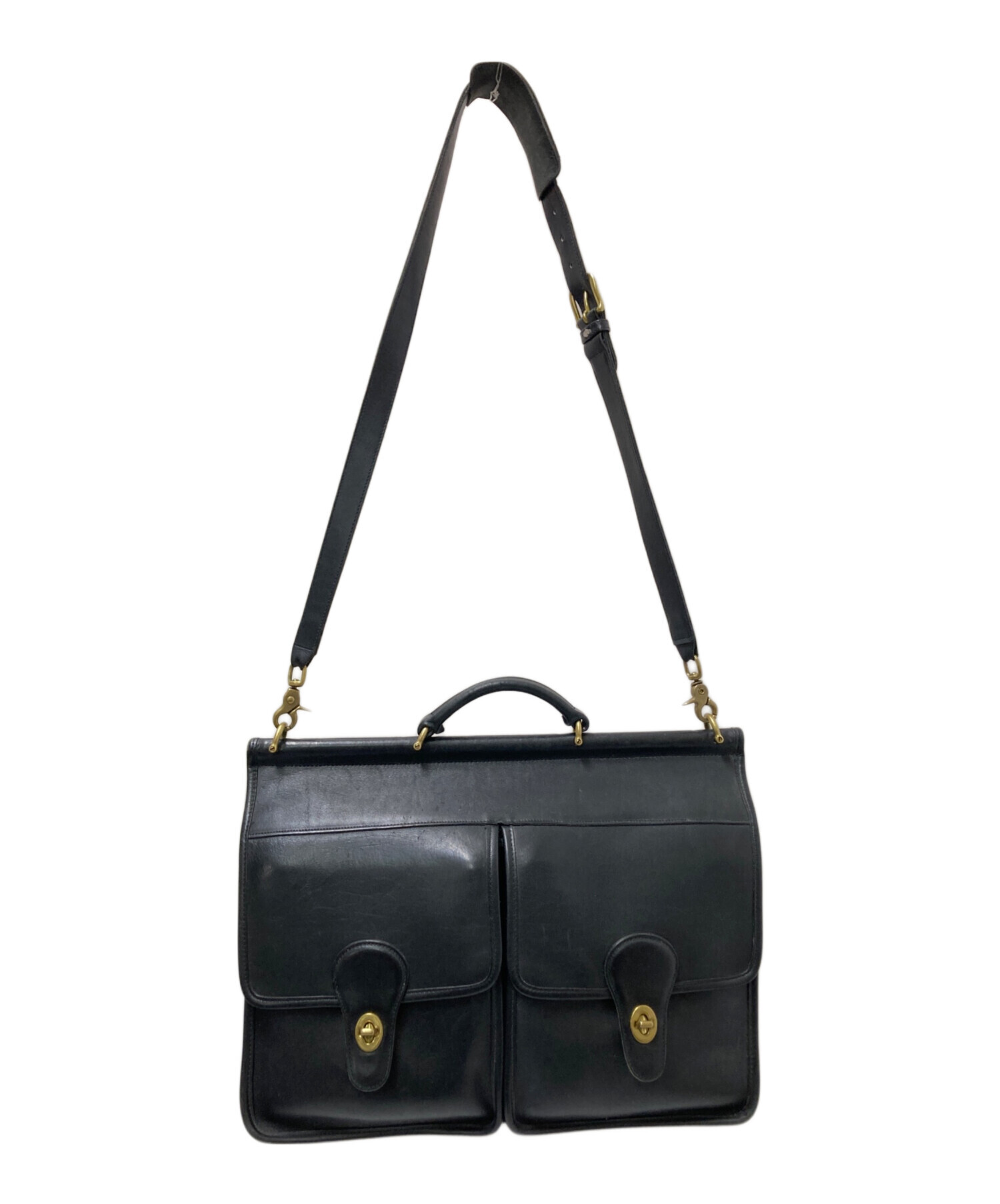 中古・古着通販】COACH (コーチ) ショルダーバッグ ブラック サイズ