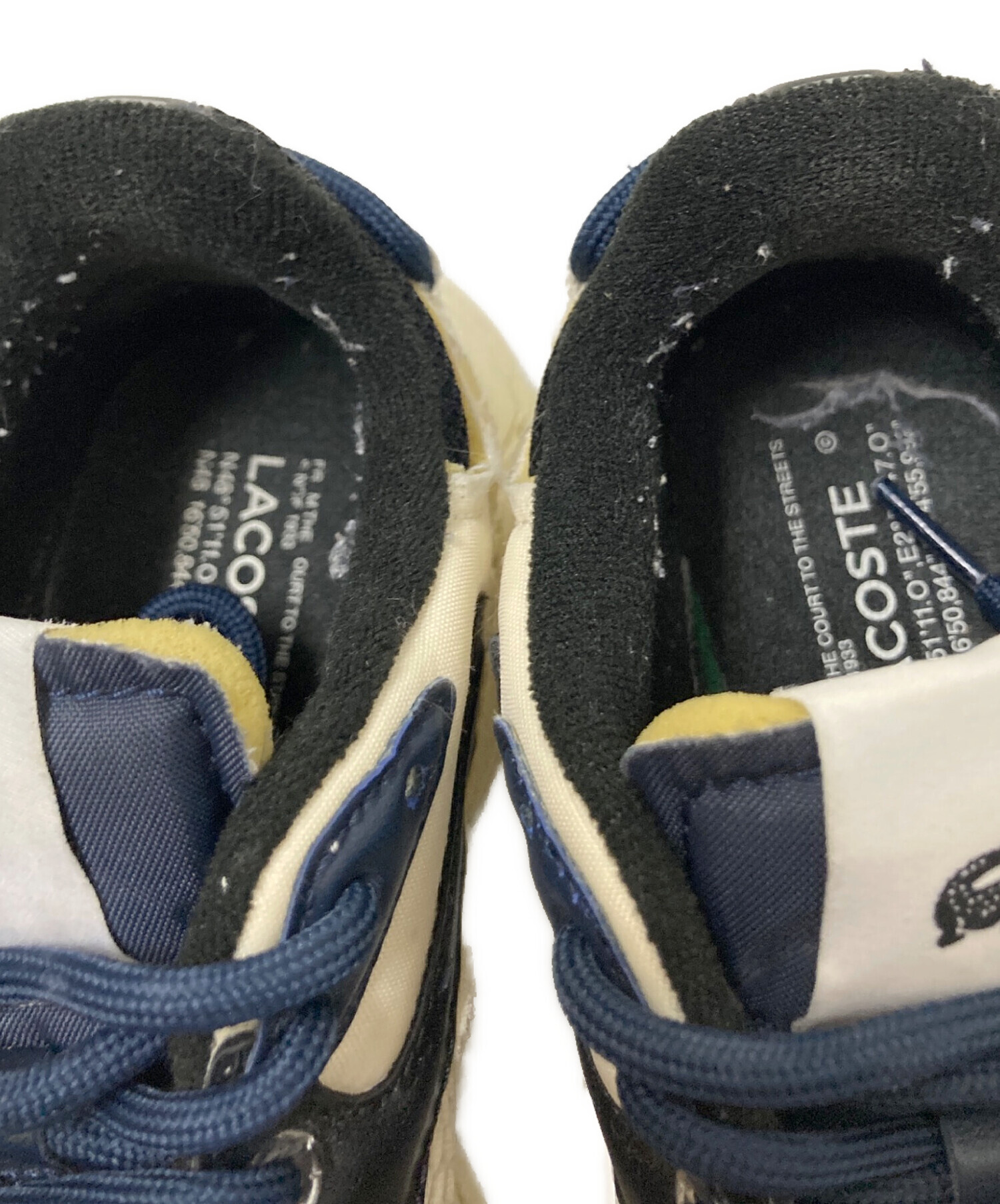 中古・古着通販】LACOSTE (ラコステ) ローカットスニーカー ホワイト