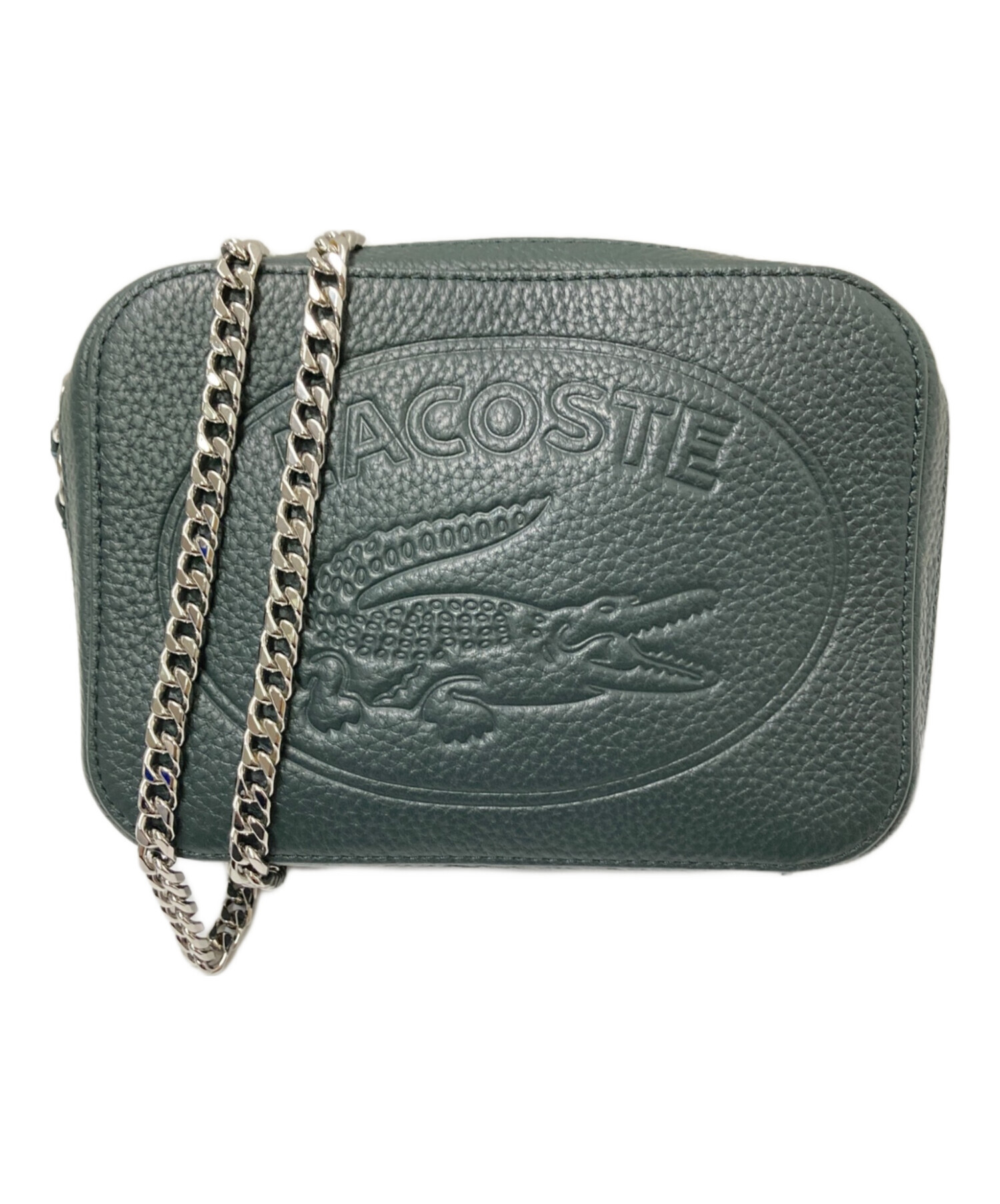 中古・古着通販】LACOSTE (ラコステ) チェーンショルダーバッグ