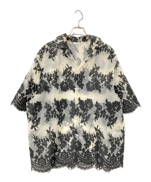 中古・古着通販】CLANE (クラネ) SHEER FLOWER LACE SHIRTS ホワイト