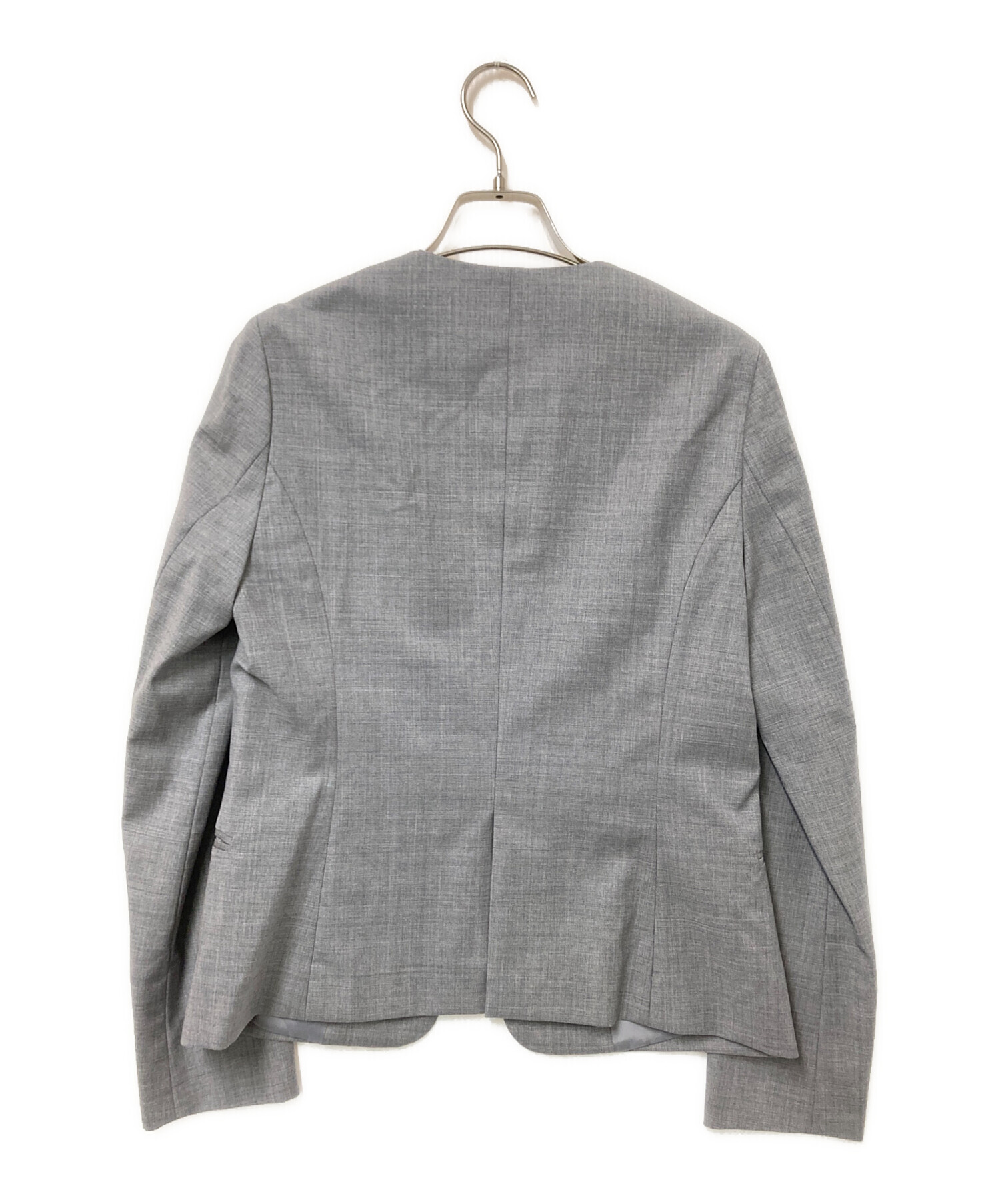 【新品・レア】Unlikely テーラードジャケット　グレー 中古・古着通販】green label relaxing (グリーンレーベルリラクシング
