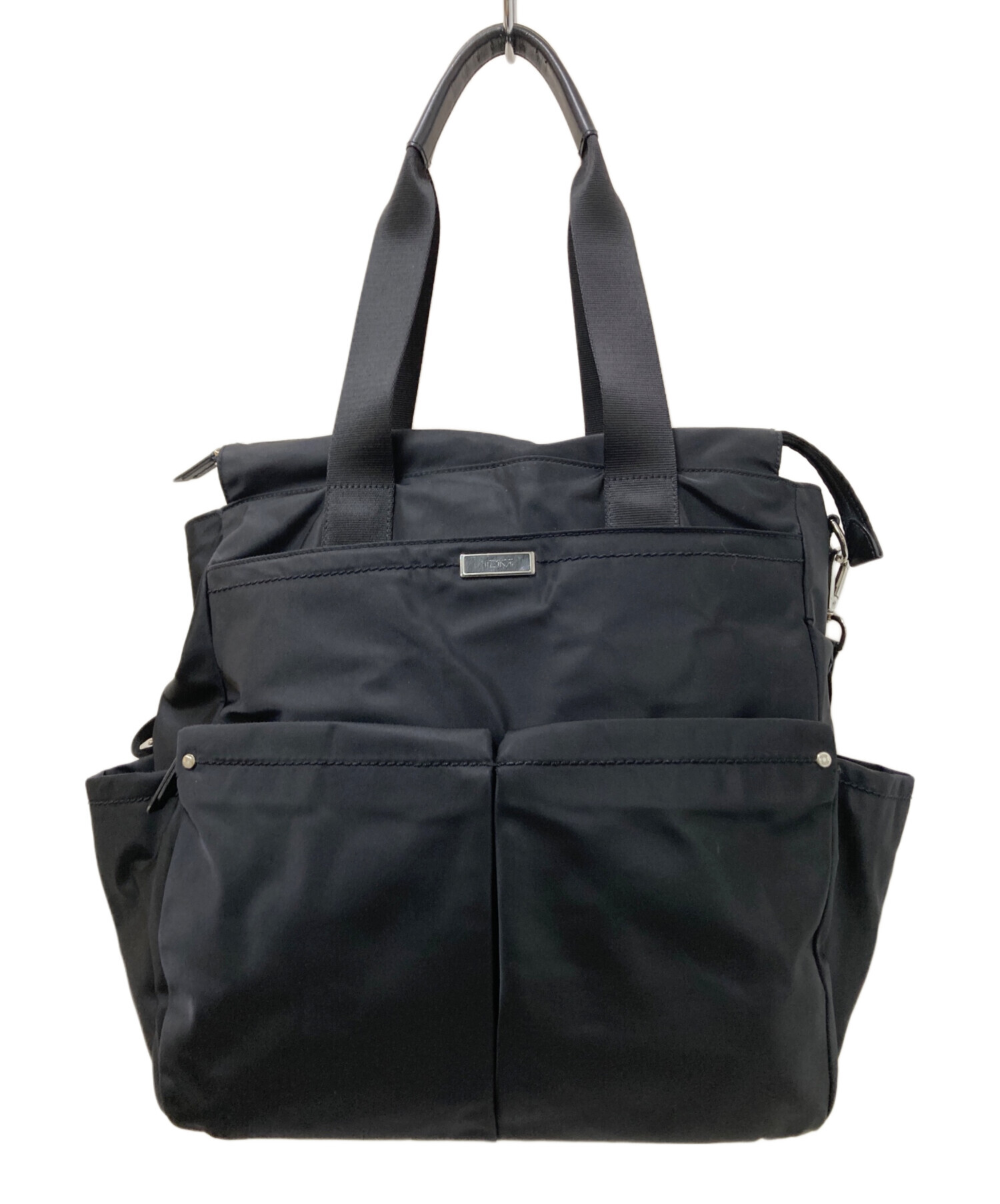 TUMI キャリーオン ナイロントートバッグ ブラック 中古・古着通販】TUMI (トゥミ) キャリーオン ナイロントートバッグ