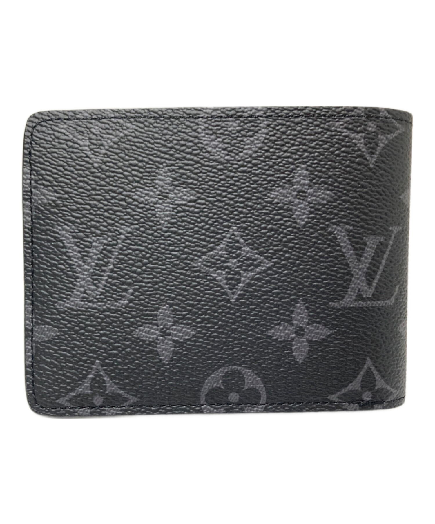 中古・古着通販】LOUIS VUITTON (ルイ ヴィトン) 2つ折り財布 ブラック