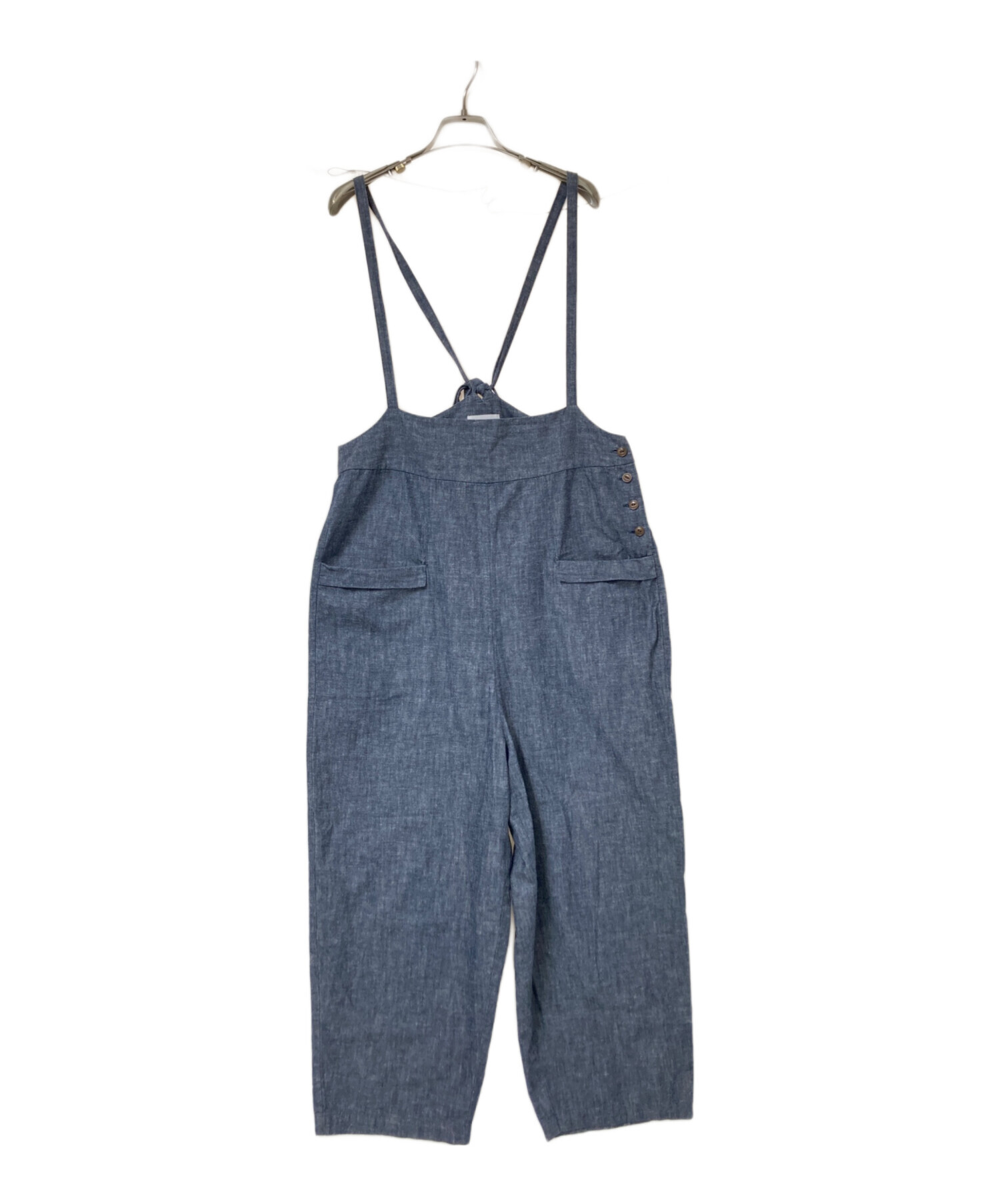 マガリ　サロペット 中古・古着通販】magali (マガリ) コットンリネン・サロペットパンツ
