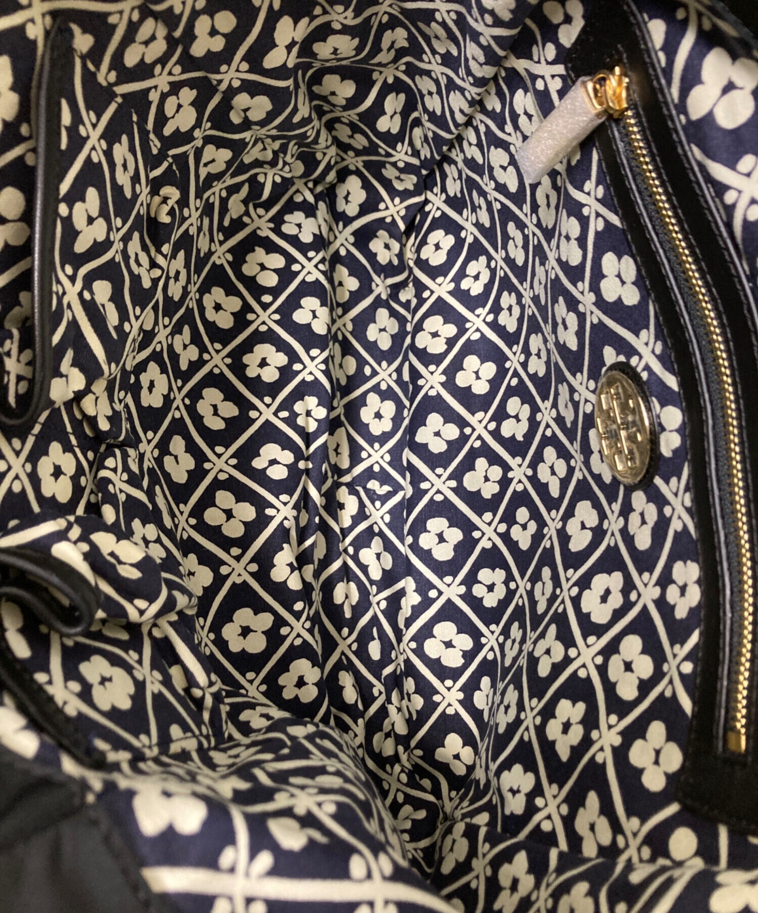 中古・古着通販】TORY BURCH (トリーバーチ) ハンドバッグ ブラック