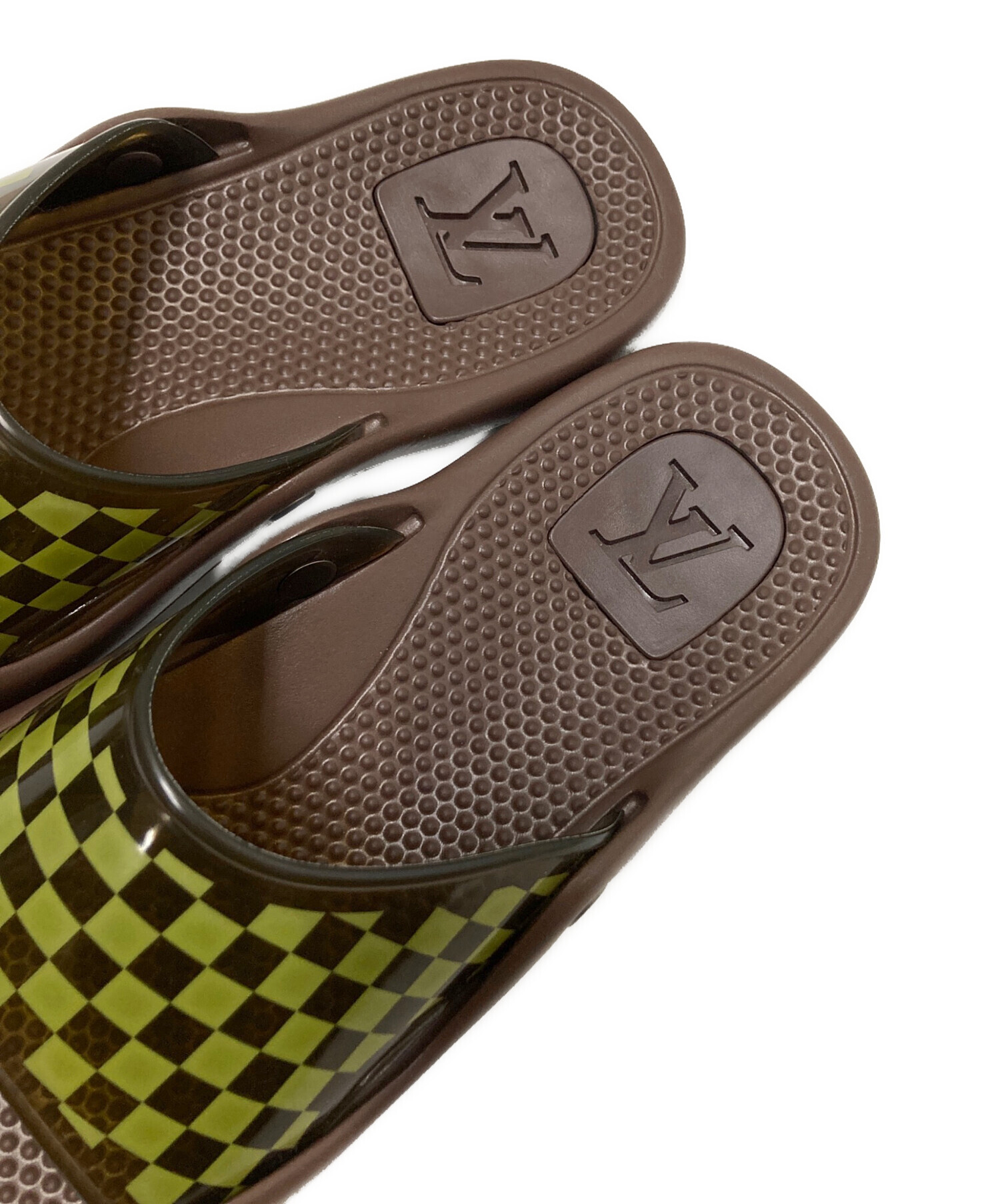 LOUIS VUITTON　ルイヴィトンシャワーサンダル　ビーチサンダル 中古・古着通販】LOUIS VUITTON (ルイ ヴィトン) シャワーサンダル