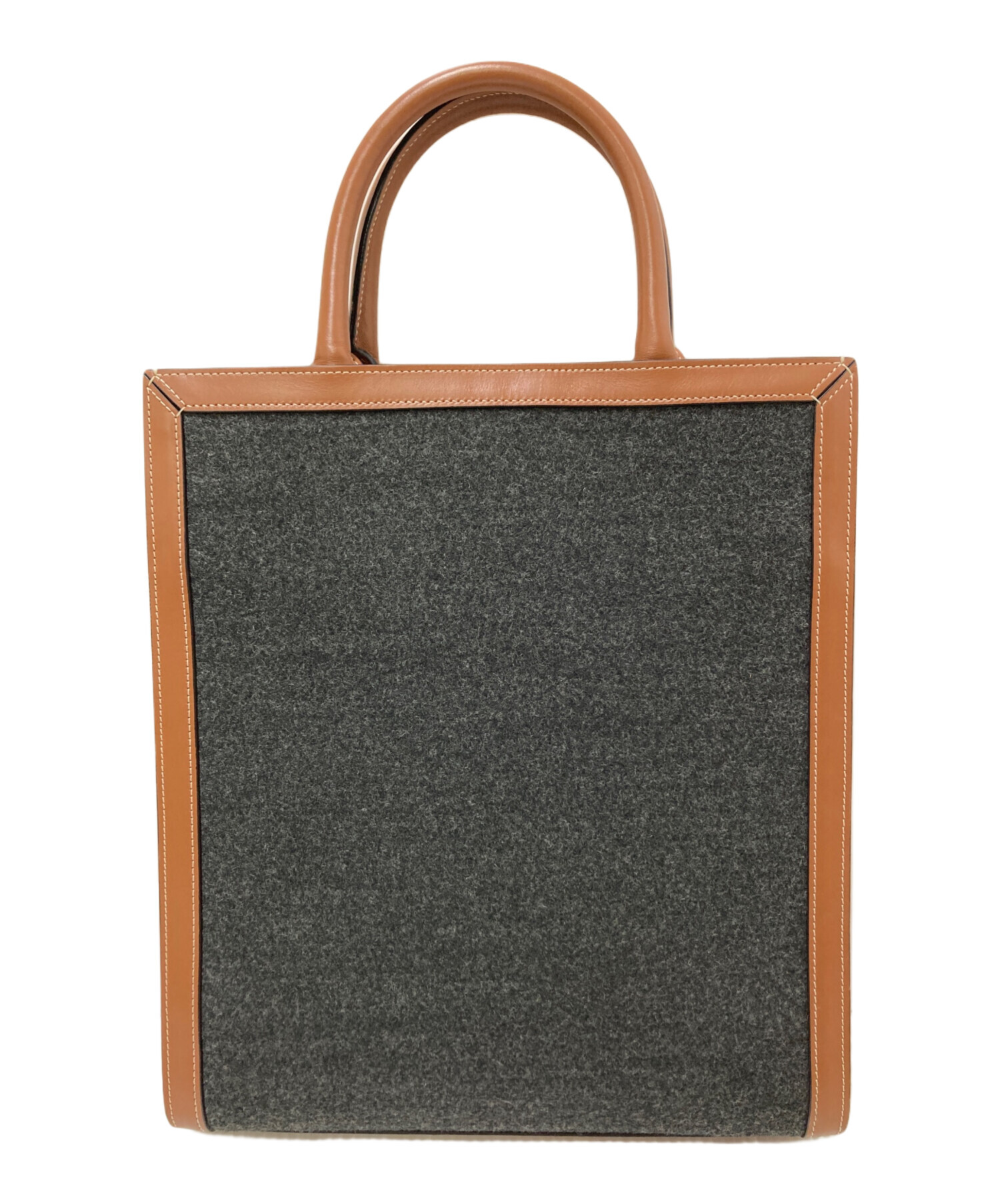 中古・古着通販】CELINE (セリーヌ) スモールバーティカルカバ グレー