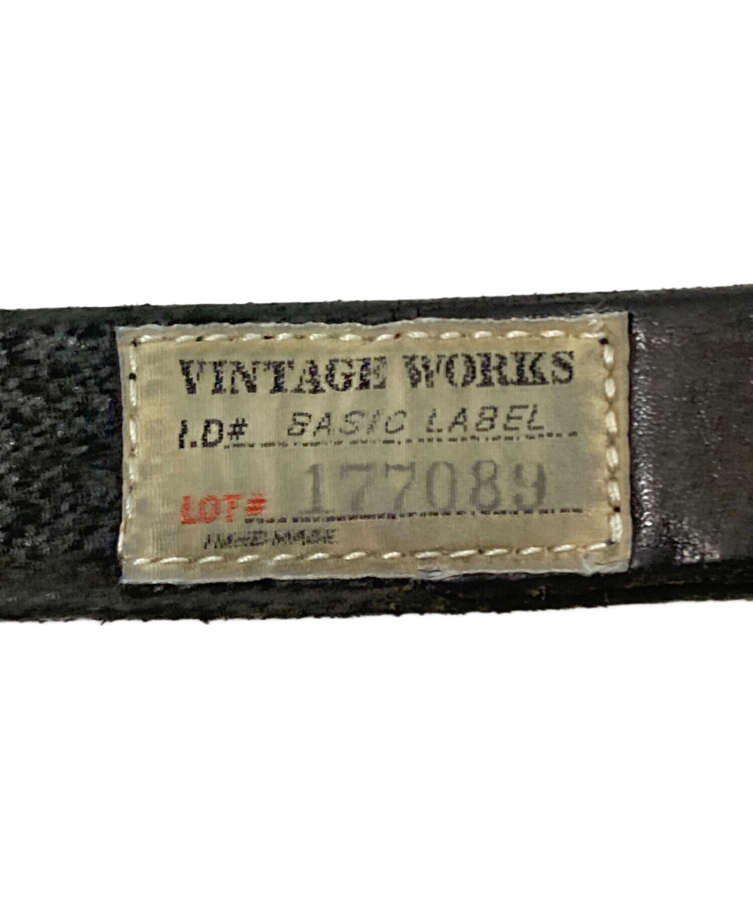 中古・古着通販】VINTAGE WORKS (ヴィンテージワークス) レザーベルト