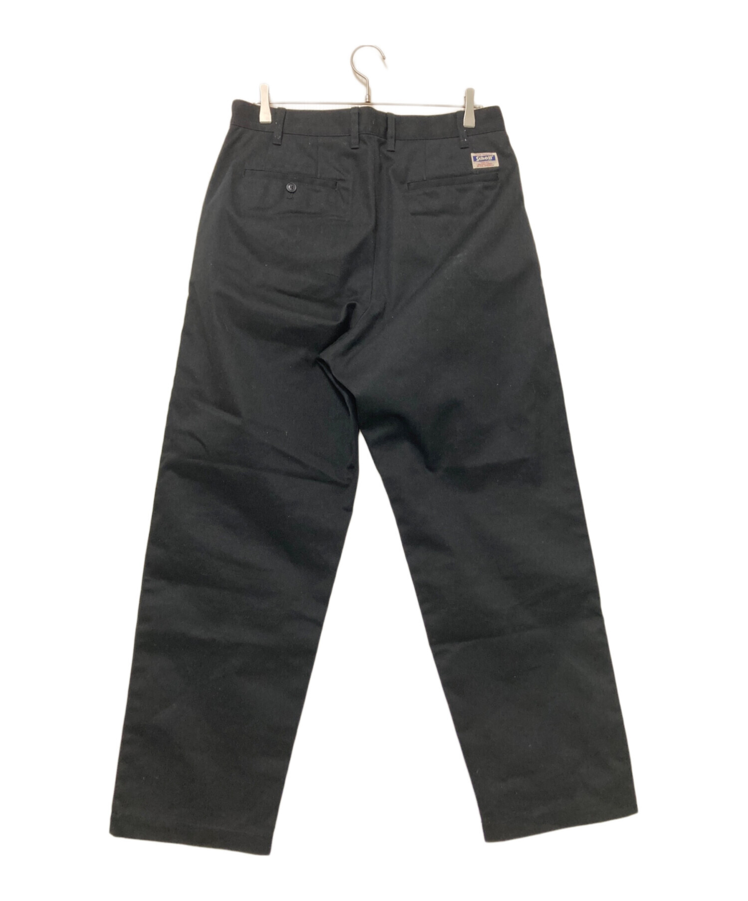 中古・古着通販】Schott (ショット) 2タックワイドパンツ ブラック