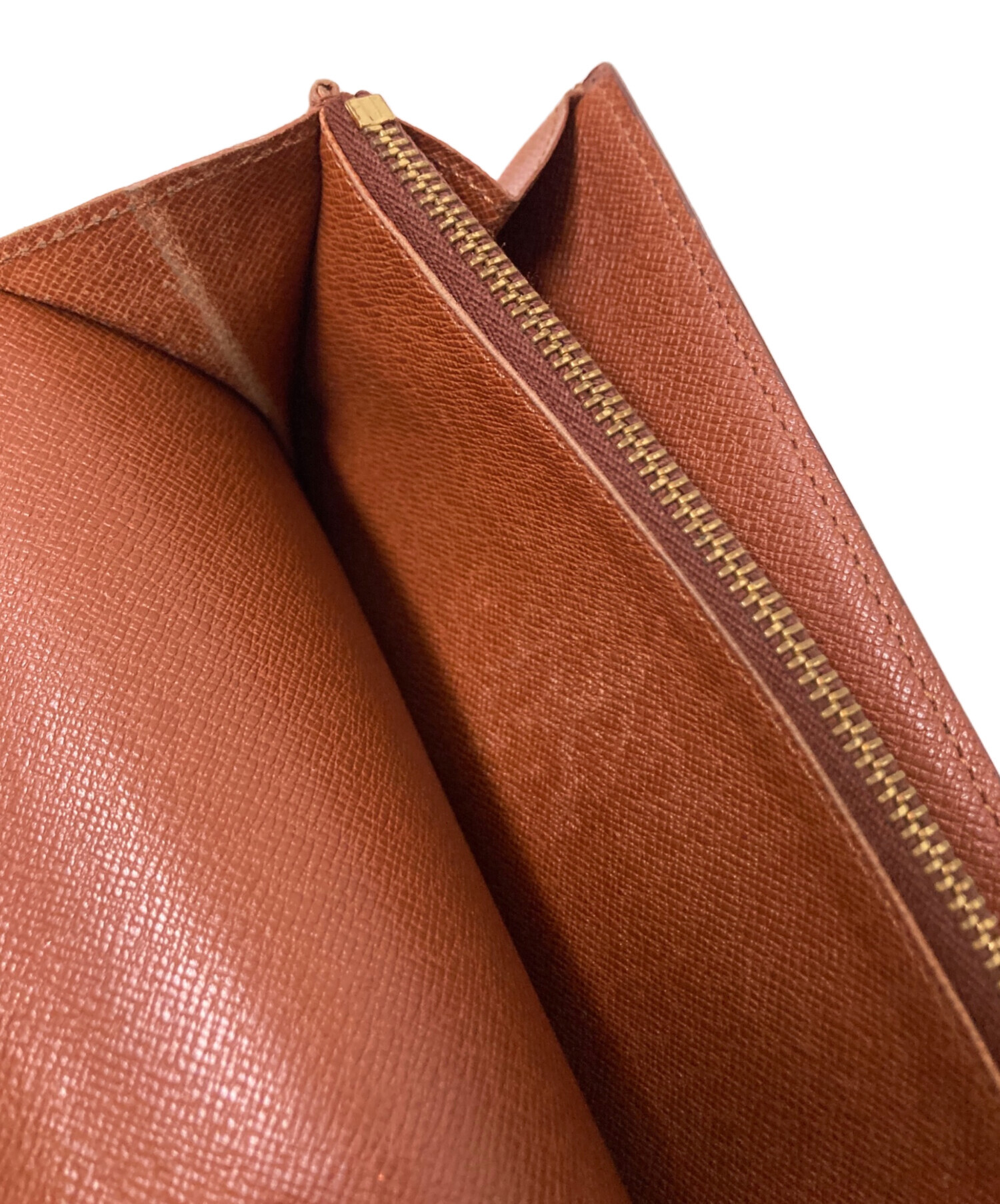 Louis Vuitton 長財布 ダークブラウン 中古・古着通販】LOUIS VUITTON (ルイ ヴィトン) 長財布 ブラウン