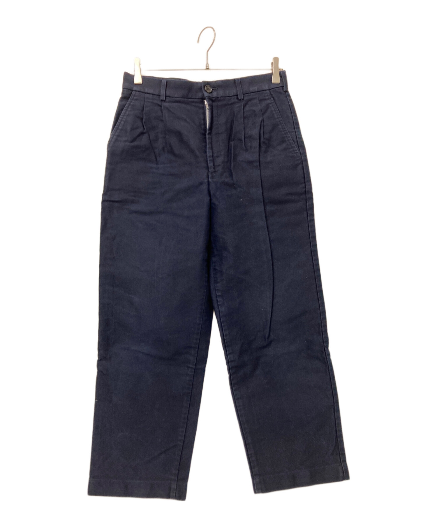 COMME des GARÇONS HOMME コットンスラックス ネイビー　S 中古・古着通販】COMME des GARCONS HOMME (コムデギャルソン オム