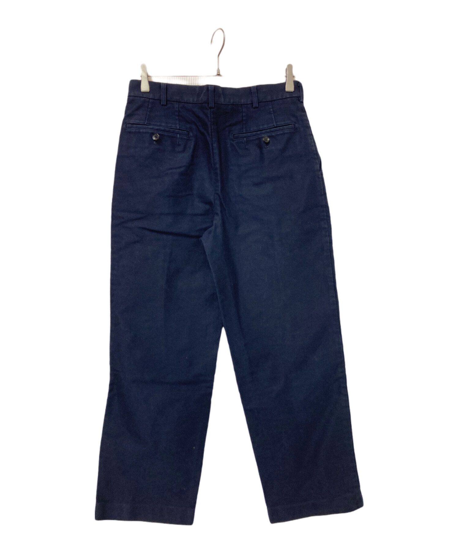 COMME des GARÇONS HOMME コットンスラックス ネイビー　S 中古・古着通販】COMME des GARCONS HOMME (コムデギャルソン オム