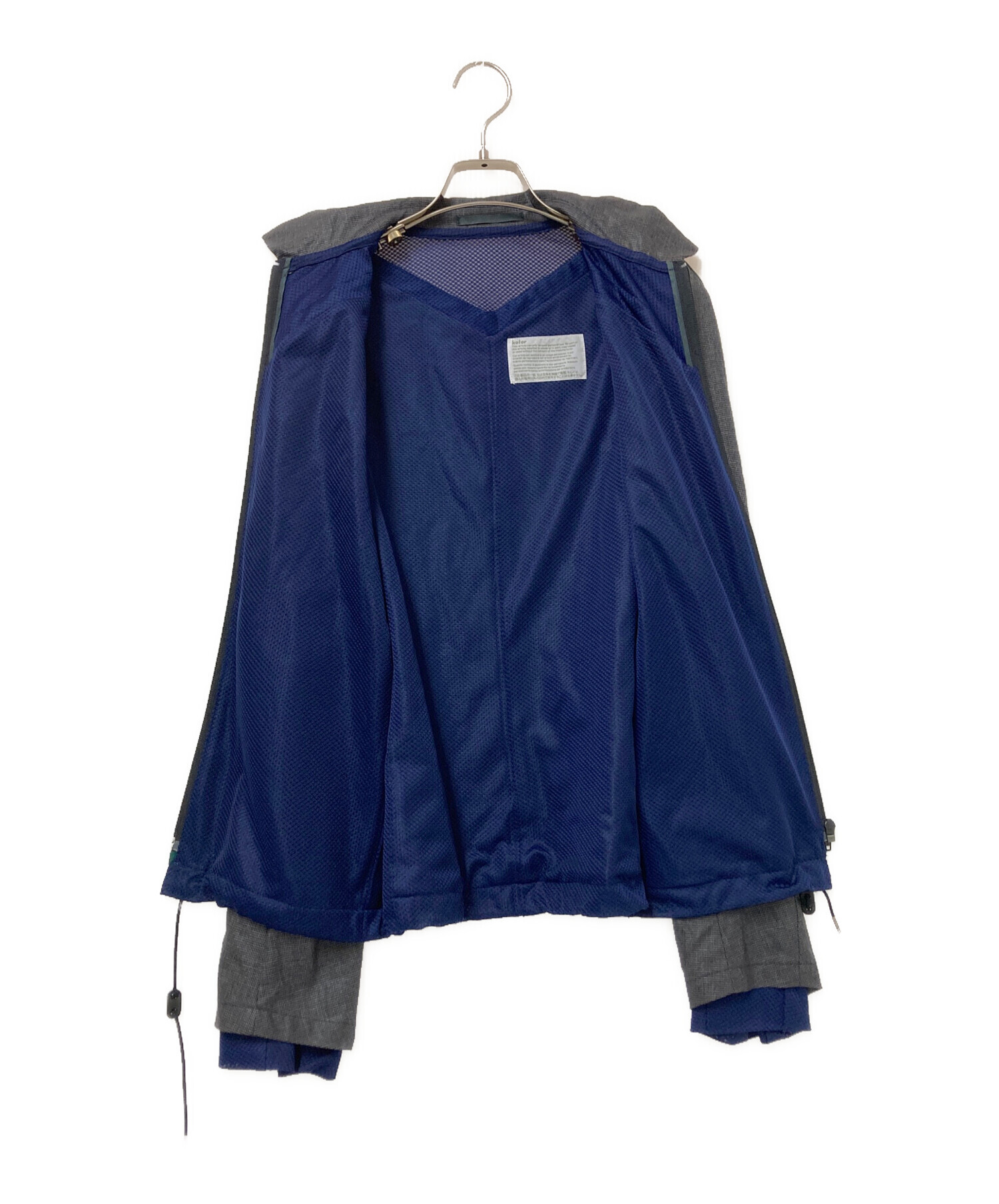 中古・古着通販】KOLOR (カラー) Ever Chintz Tropical Wool Zip-Up