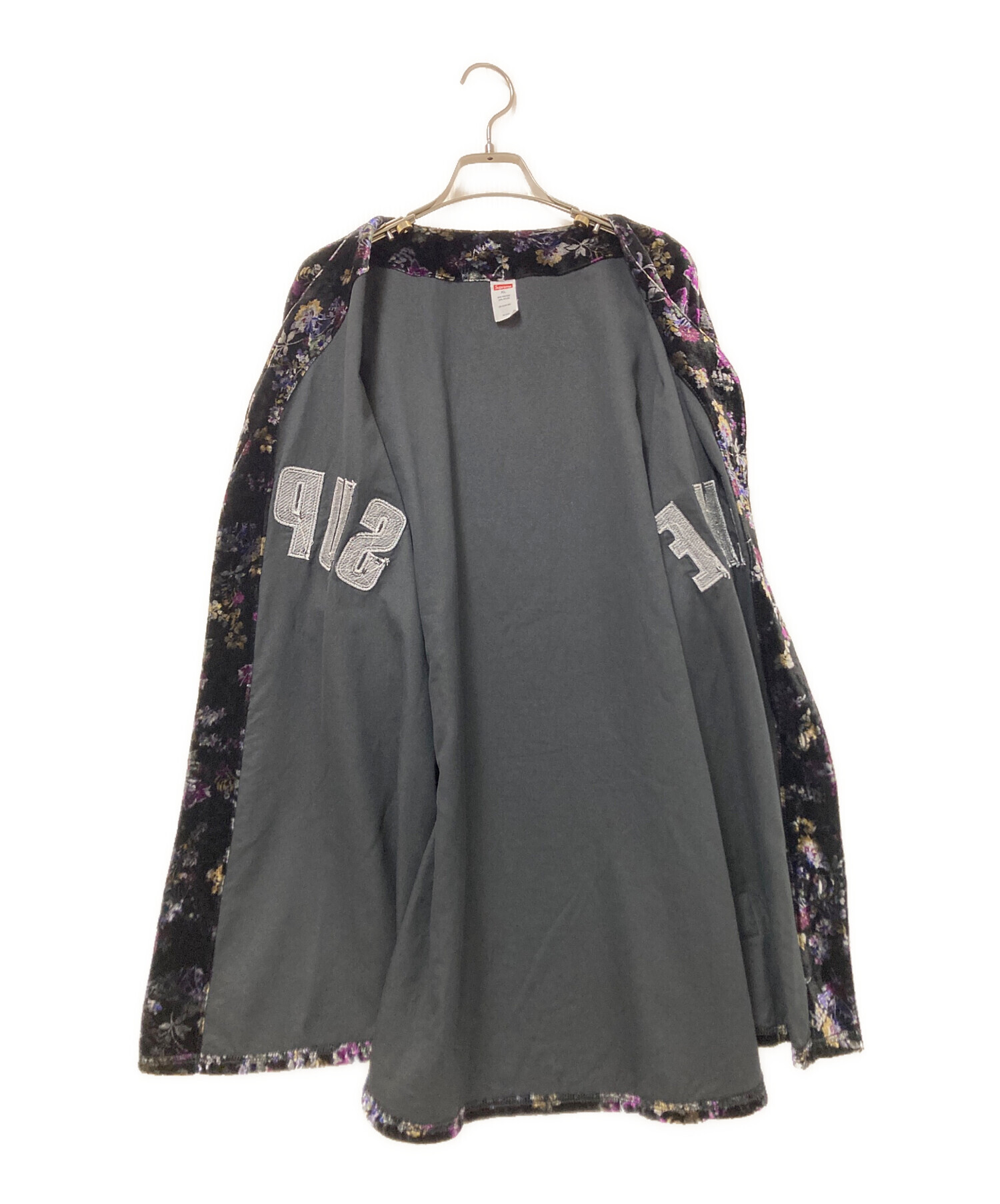 中古・古着通販】SUPREME (シュプリーム) Floral Velour Baseball