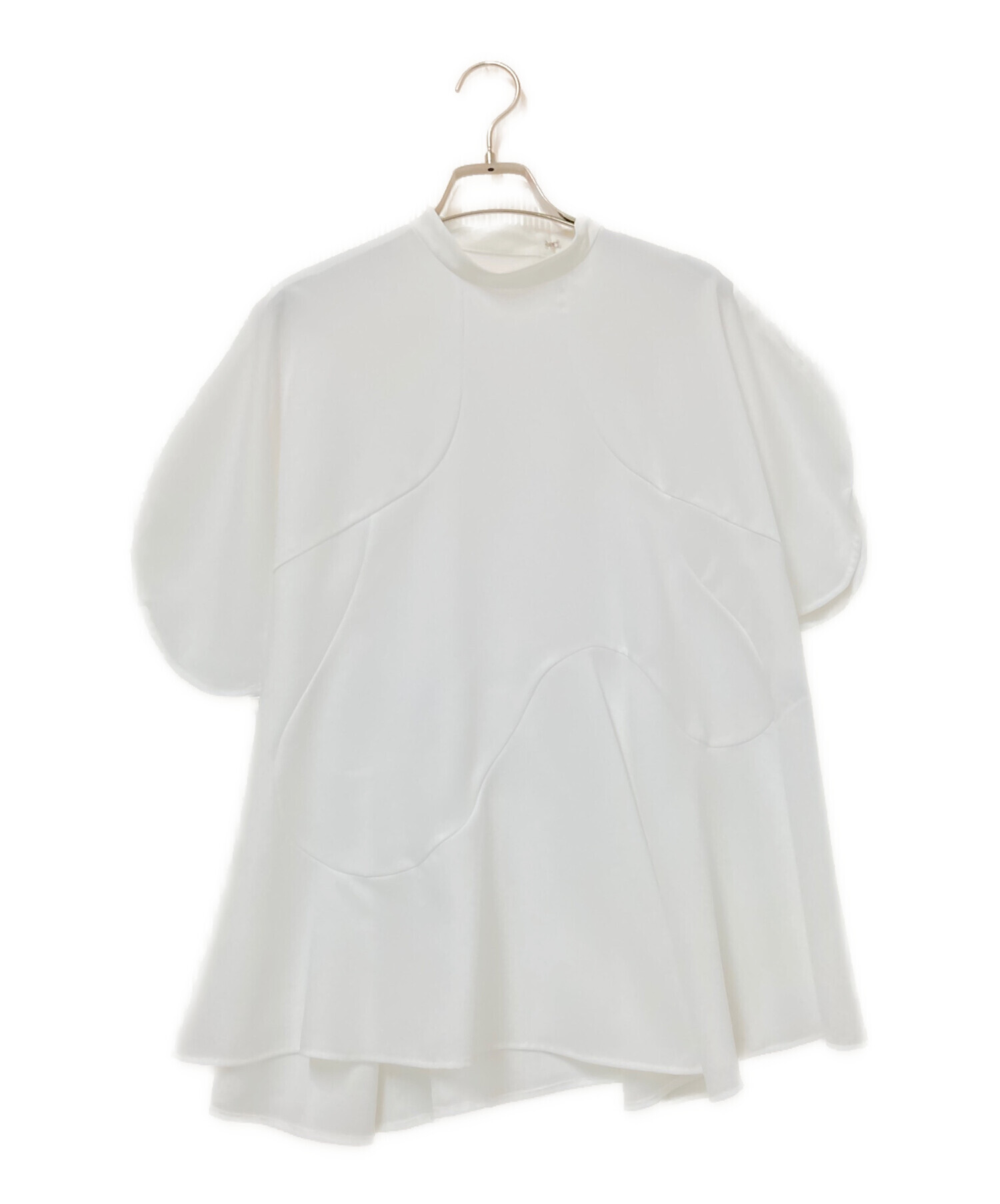 中古・古着通販】ENFOLD (エンフォルド) DRAPE PULLOVER ホワイト