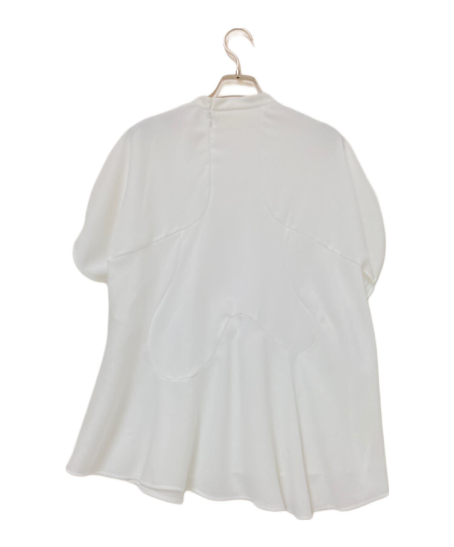 中古・古着通販】ENFOLD (エンフォルド) DRAPE PULLOVER ホワイト
