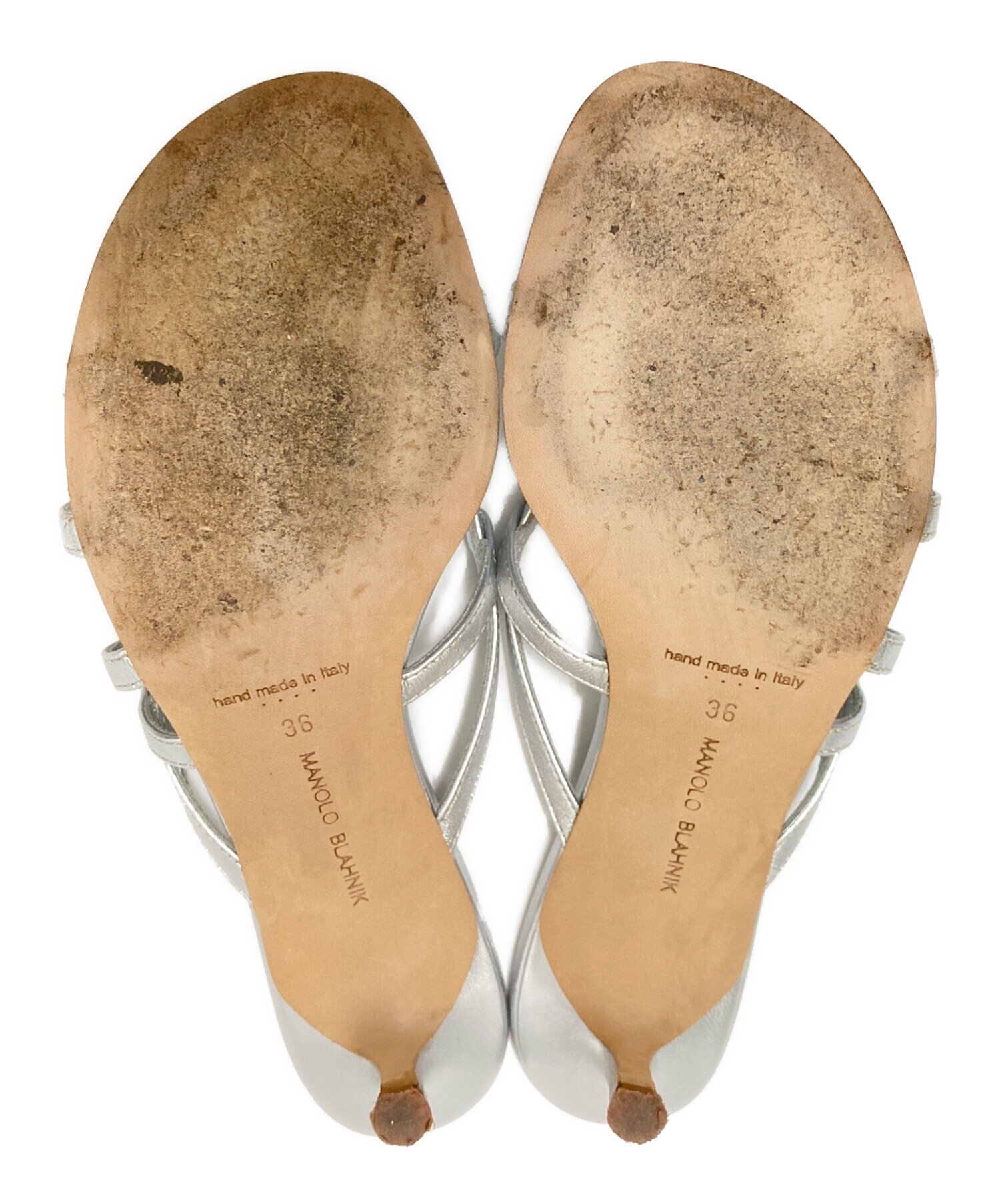 中古・古着通販】Manolo Blahnik (マノロ ブラニク) ミュールサンダル