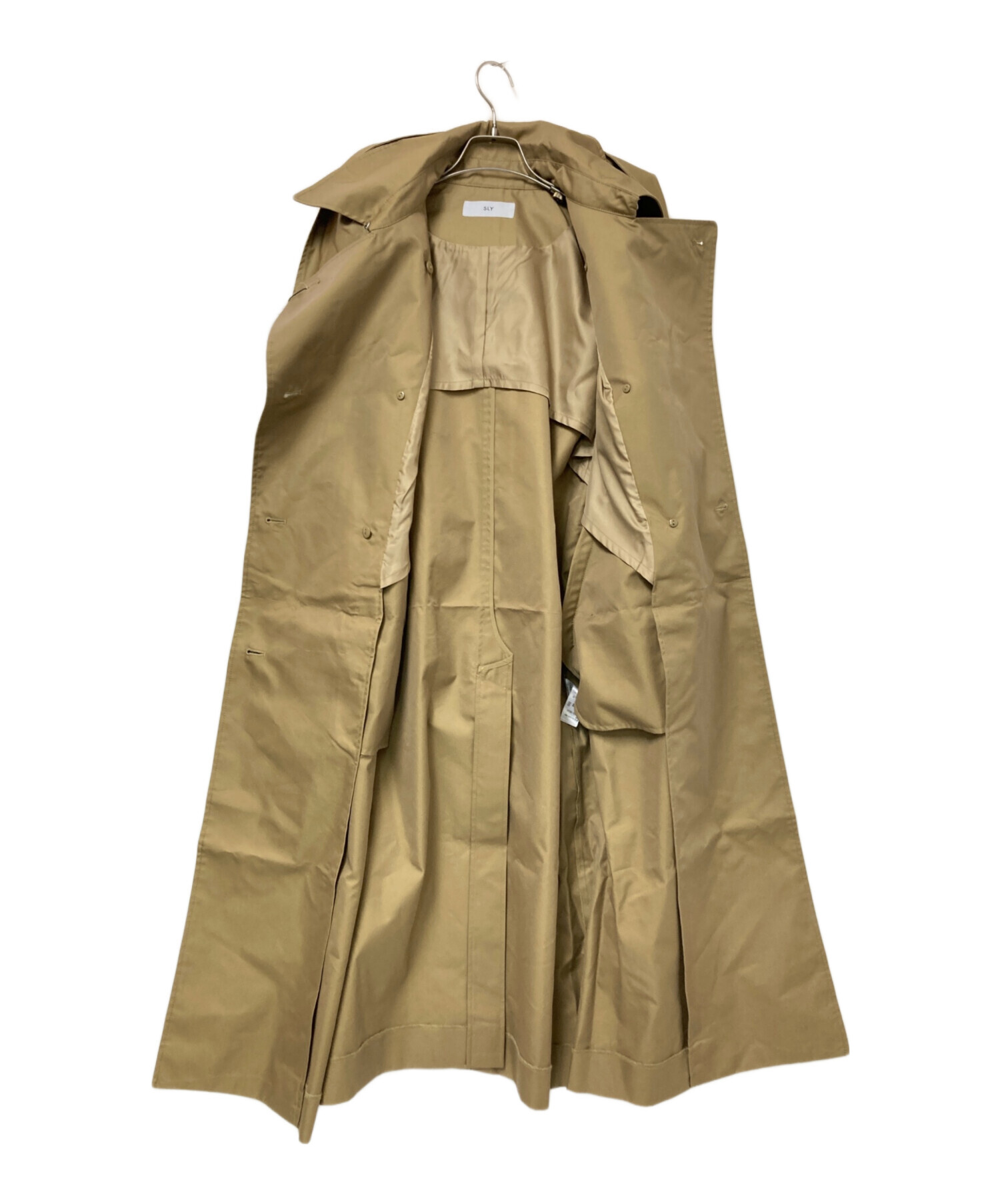 中古・古着通販】SLY (スライ) HOODED OVER TRENCH コート ベージュ
