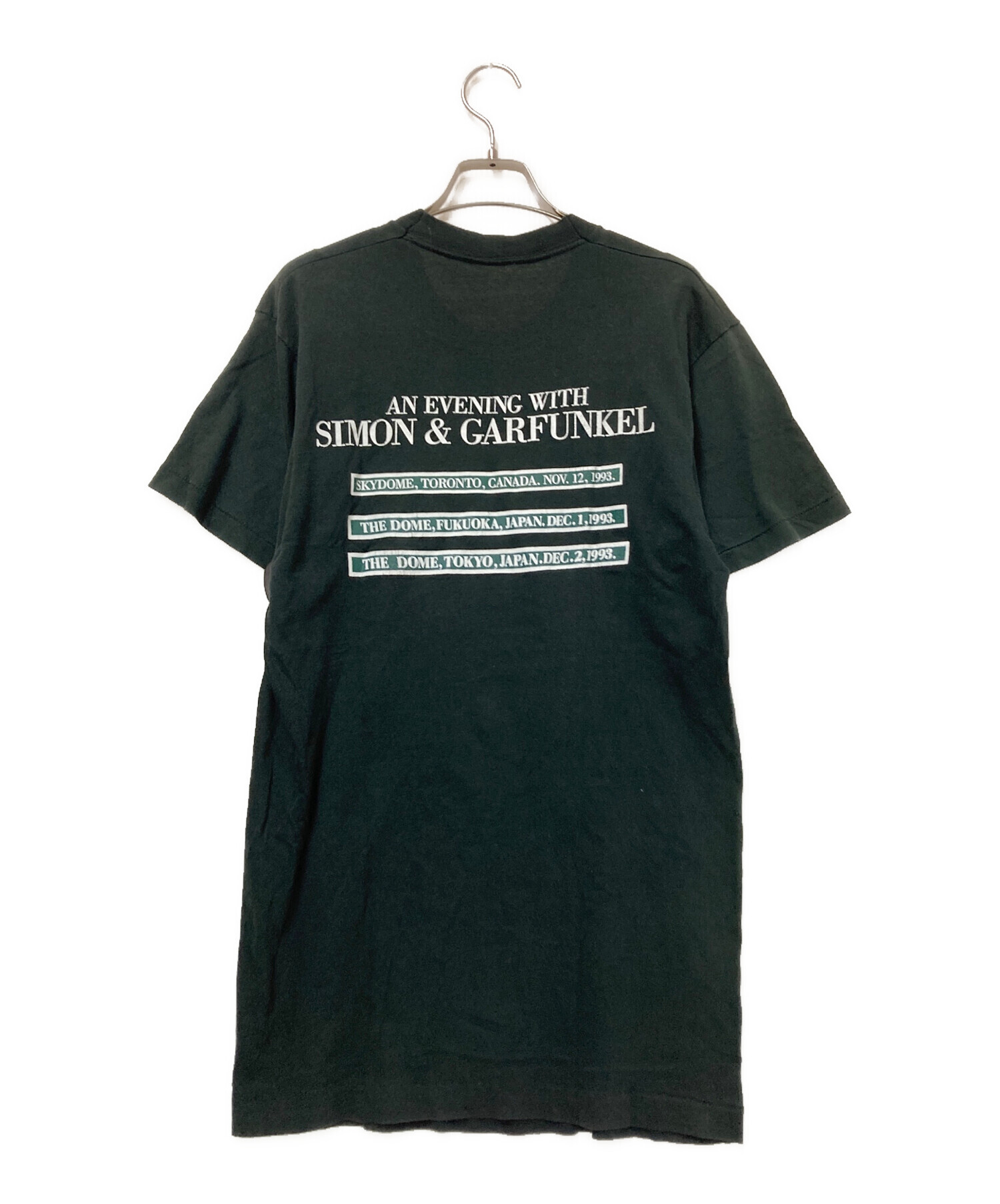 中古・古着通販】USED (USED) プリントTシャツ ブラック サイズ:FREE