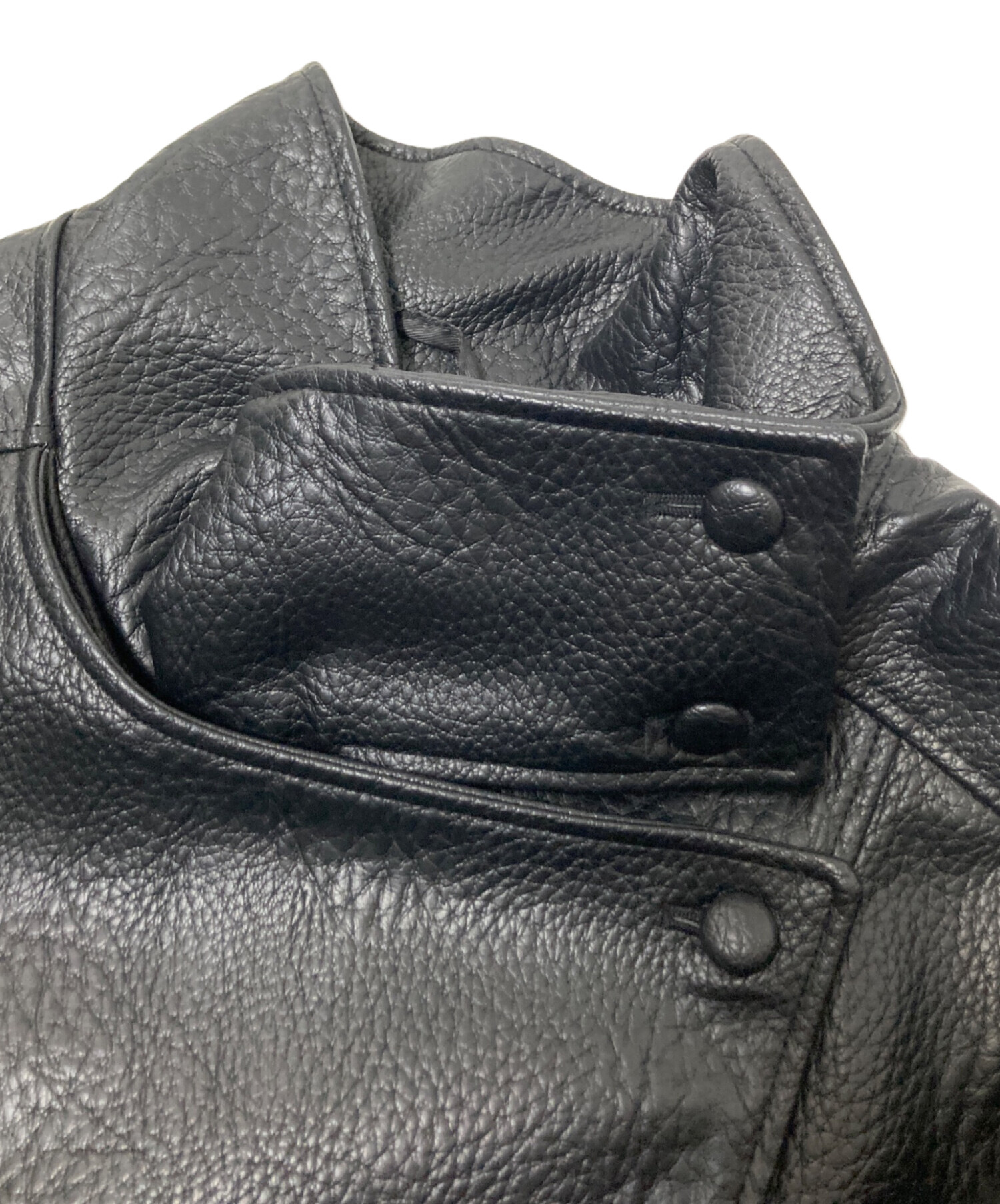 中古・古着通販】ZARA (ザラ) フェイクスタンドカラーレザージャケット
