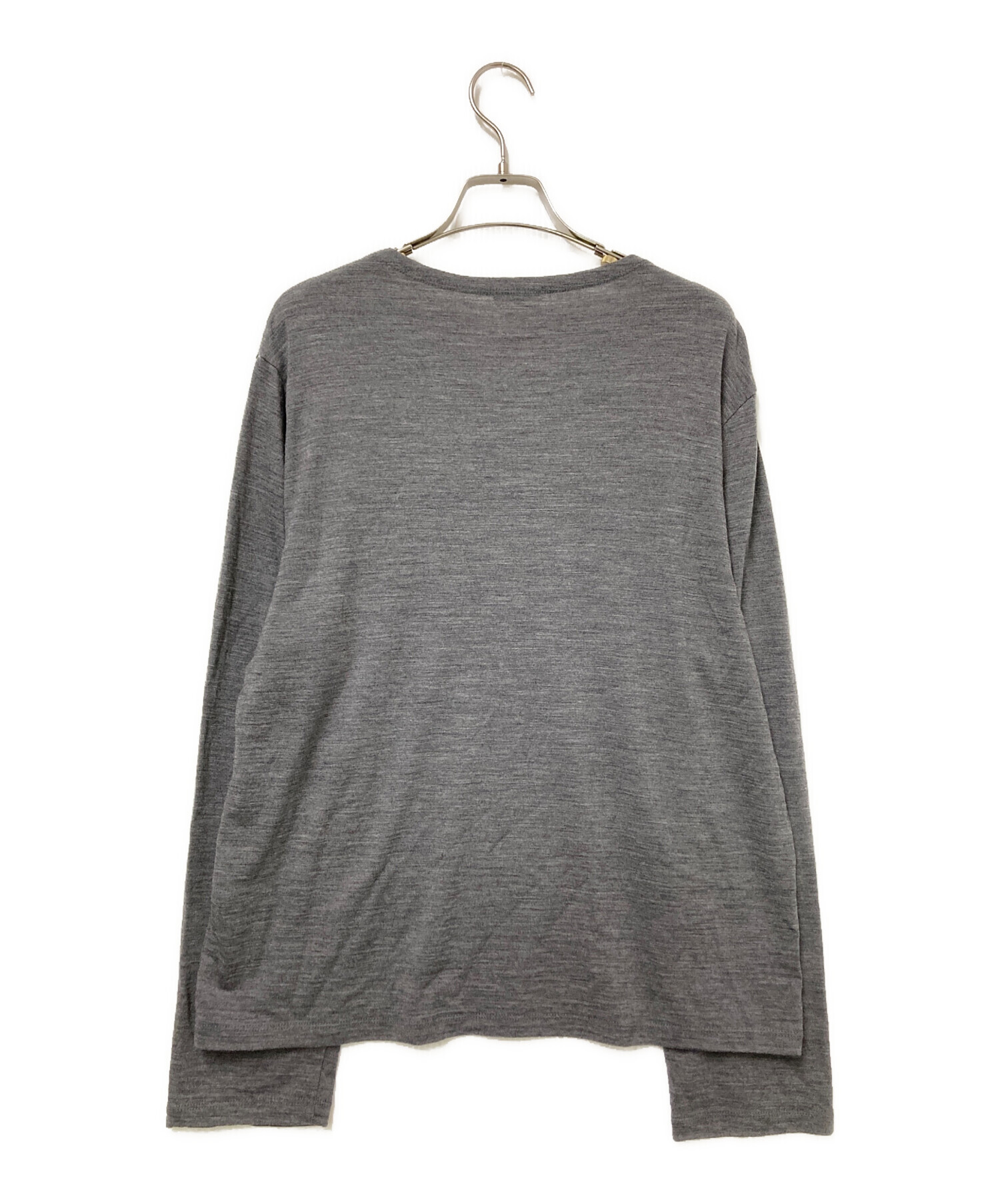 中古・古着通販】LIDnM (リドム) Wool Jersey Henley グレー サイズ:M