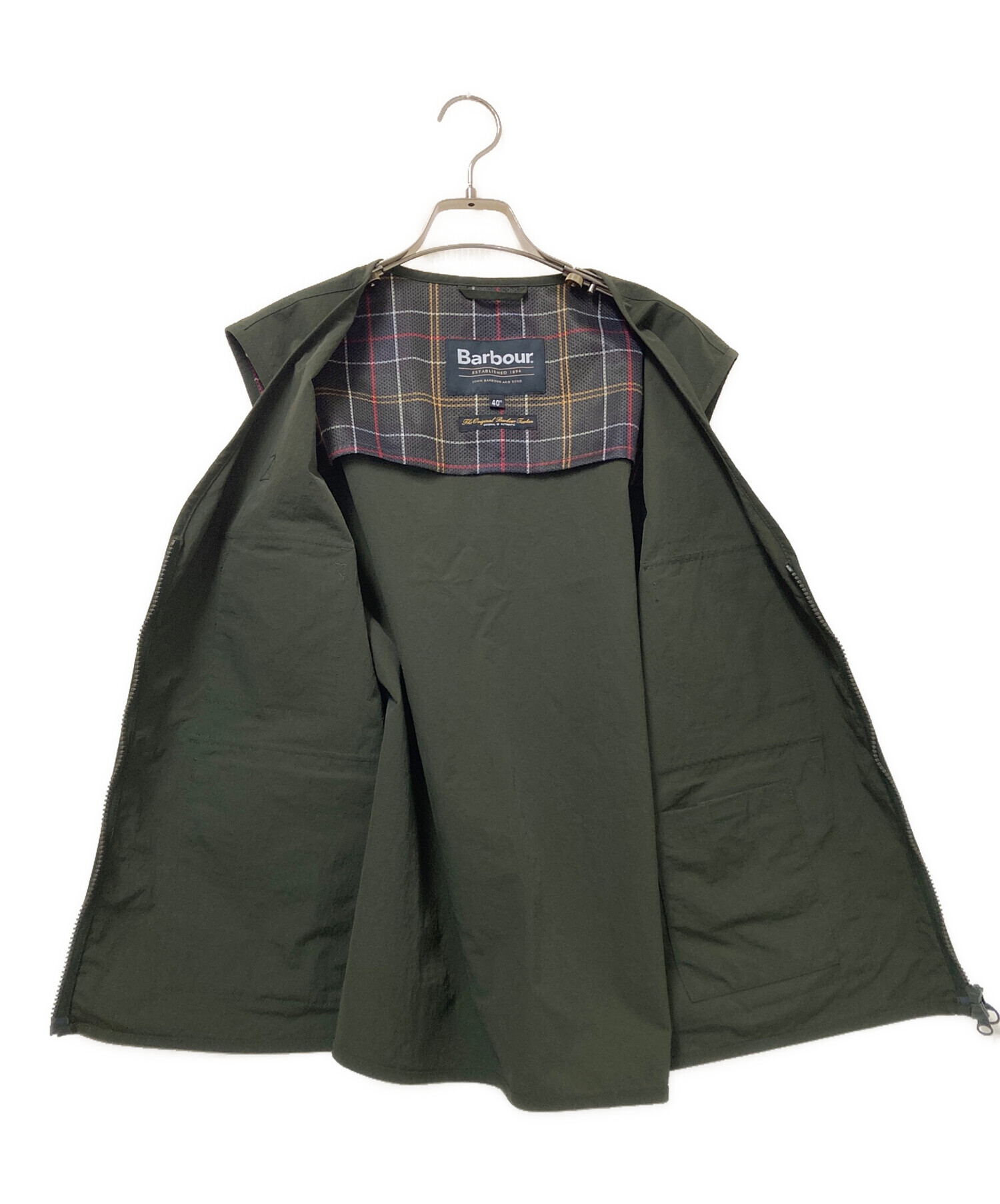 中古・古着通販】Barbour (バブアー) フィッシング ベスト オリーブ