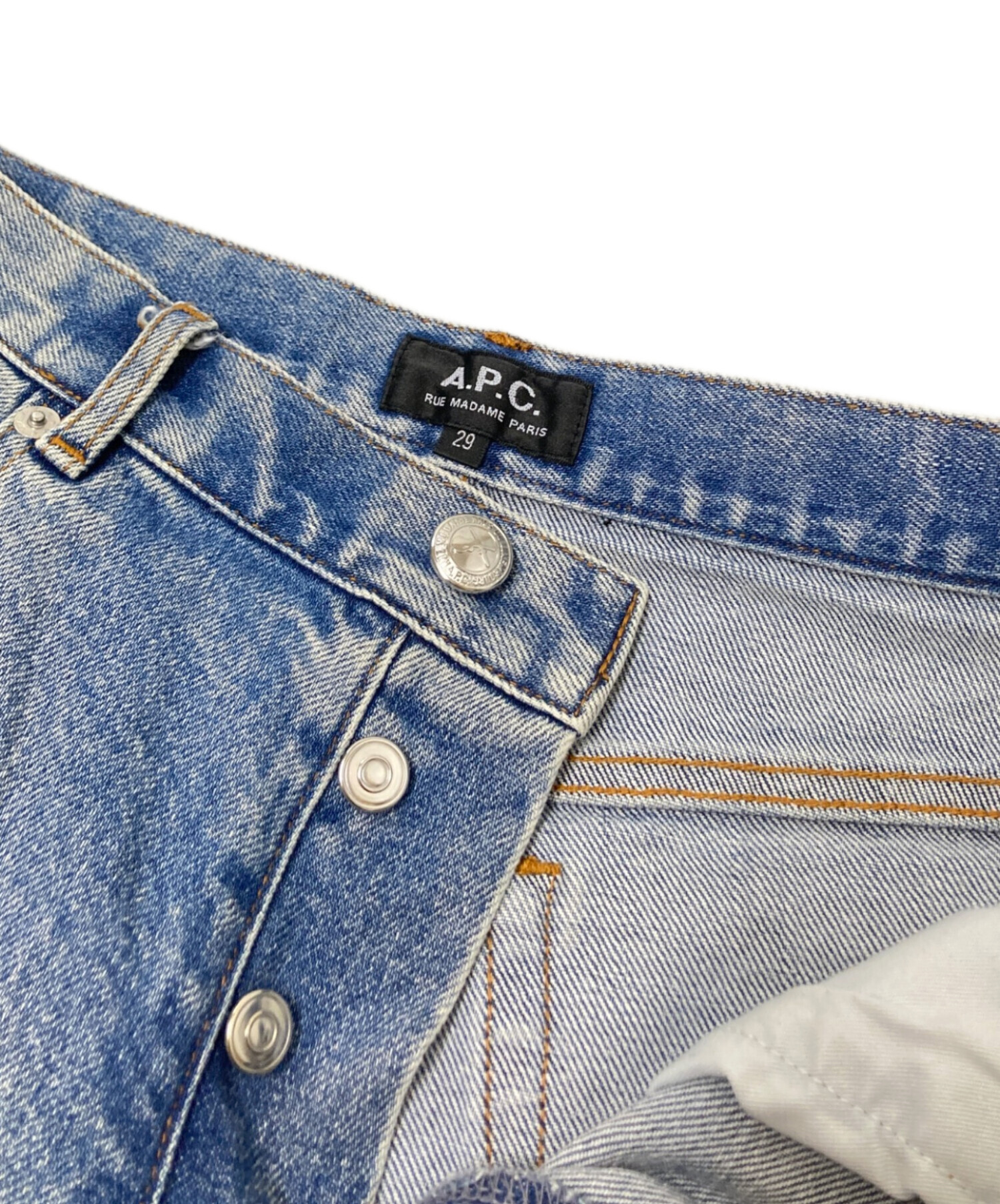 中古・古着通販】A.P.C. (アーペーセー) ストレートデニムパンツ 