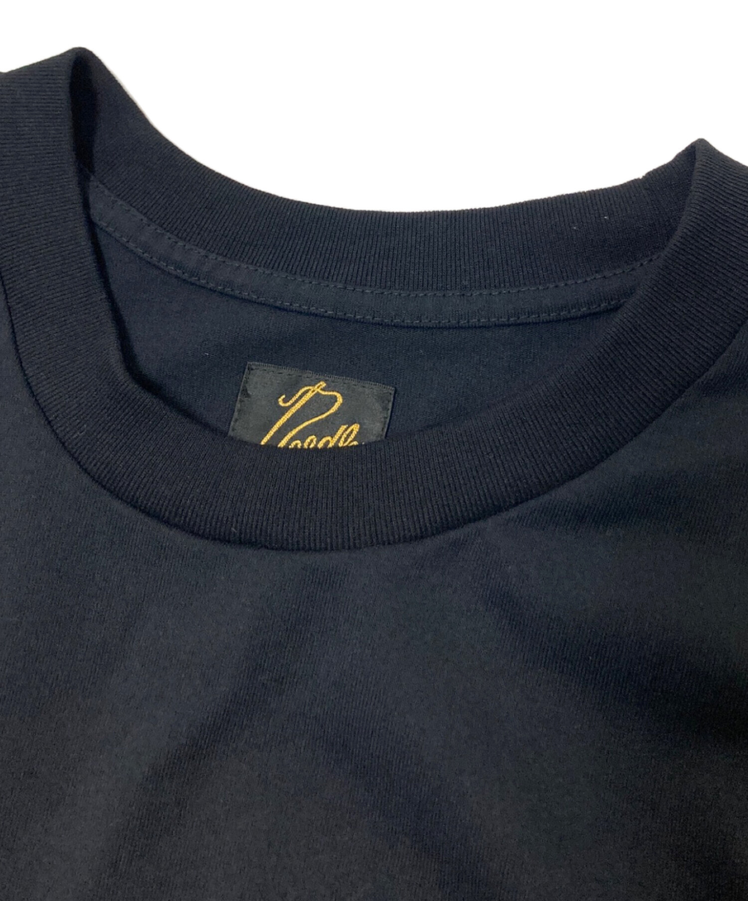 中古・古着通販】Needles (ニードルズ) L/S Crew Neck Tee ブラック