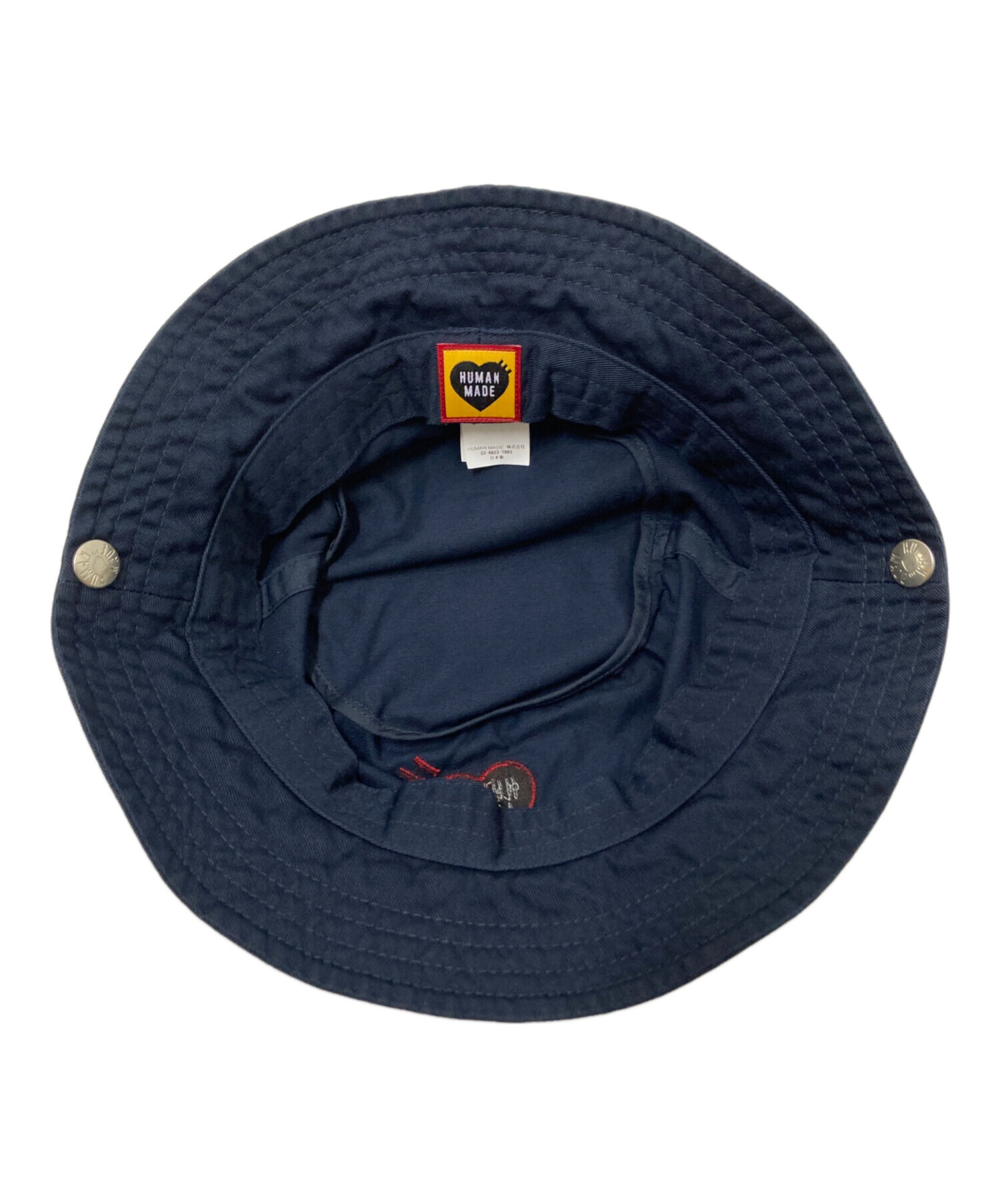 中古・古着通販】HUMAN MADE (ヒューマンメイド) BUCKET HAT ネイビー