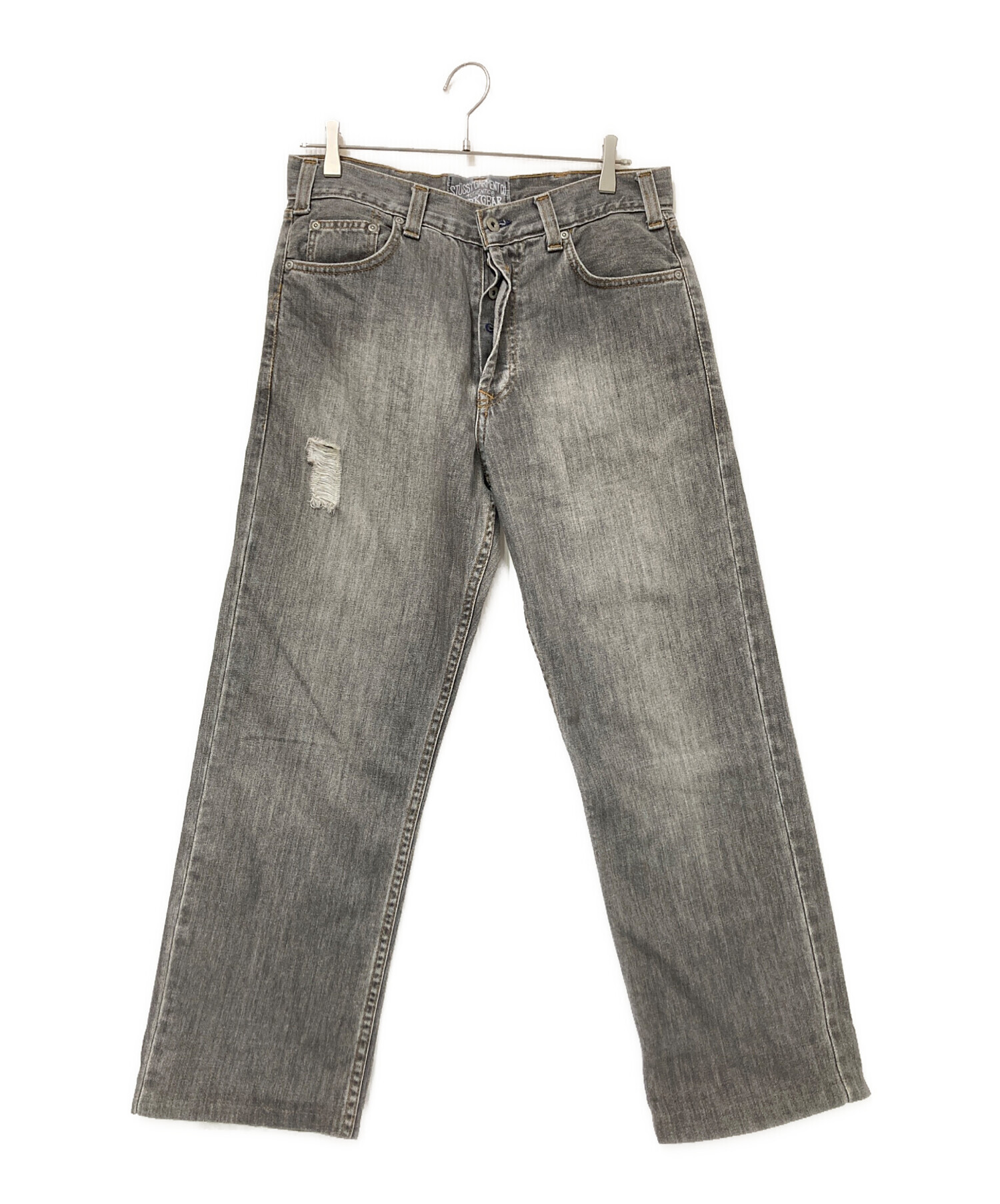 中古・古着通販】stussy (ステューシー) デニムパンツ グレー サイズ 