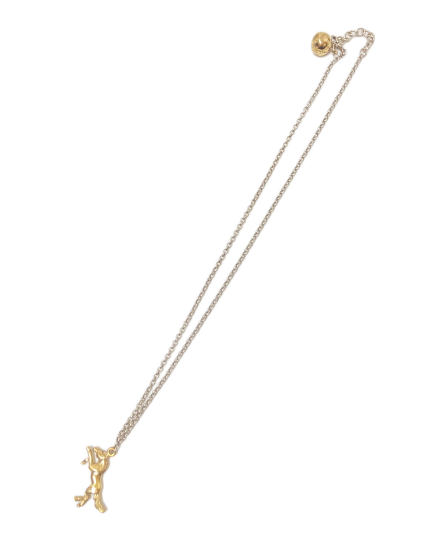中古・古着通販】Chloe (クロエ) ホースチャームネックレス ゴールド