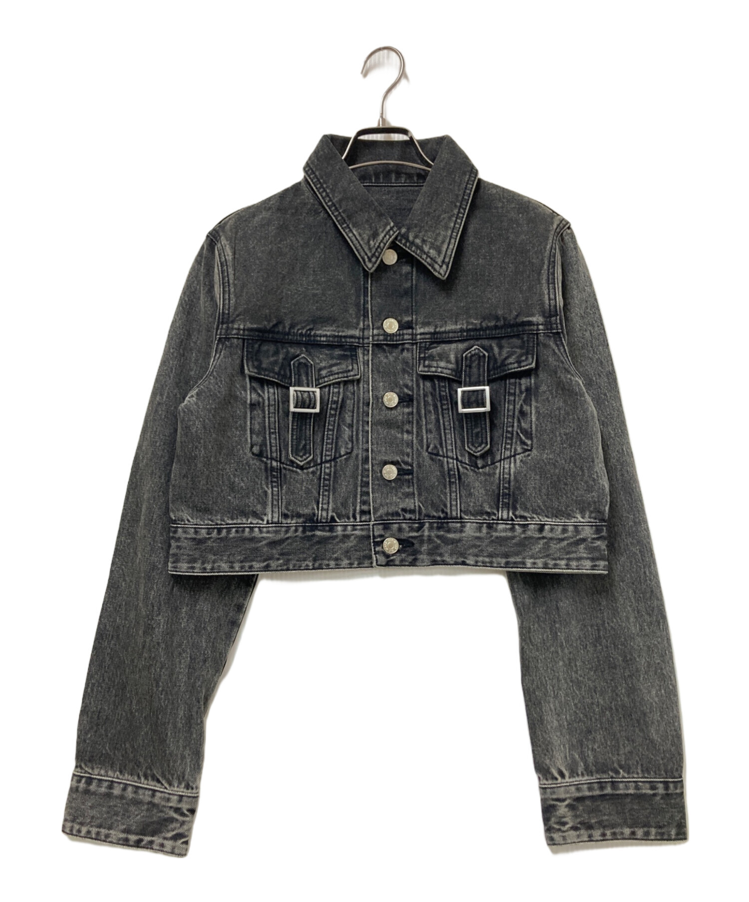 SLY OVER DYE COMPACT DENIM ジャケット 中古・古着通販】SLY (スライ) OVER DYE COMPACT DENIM ジャケット