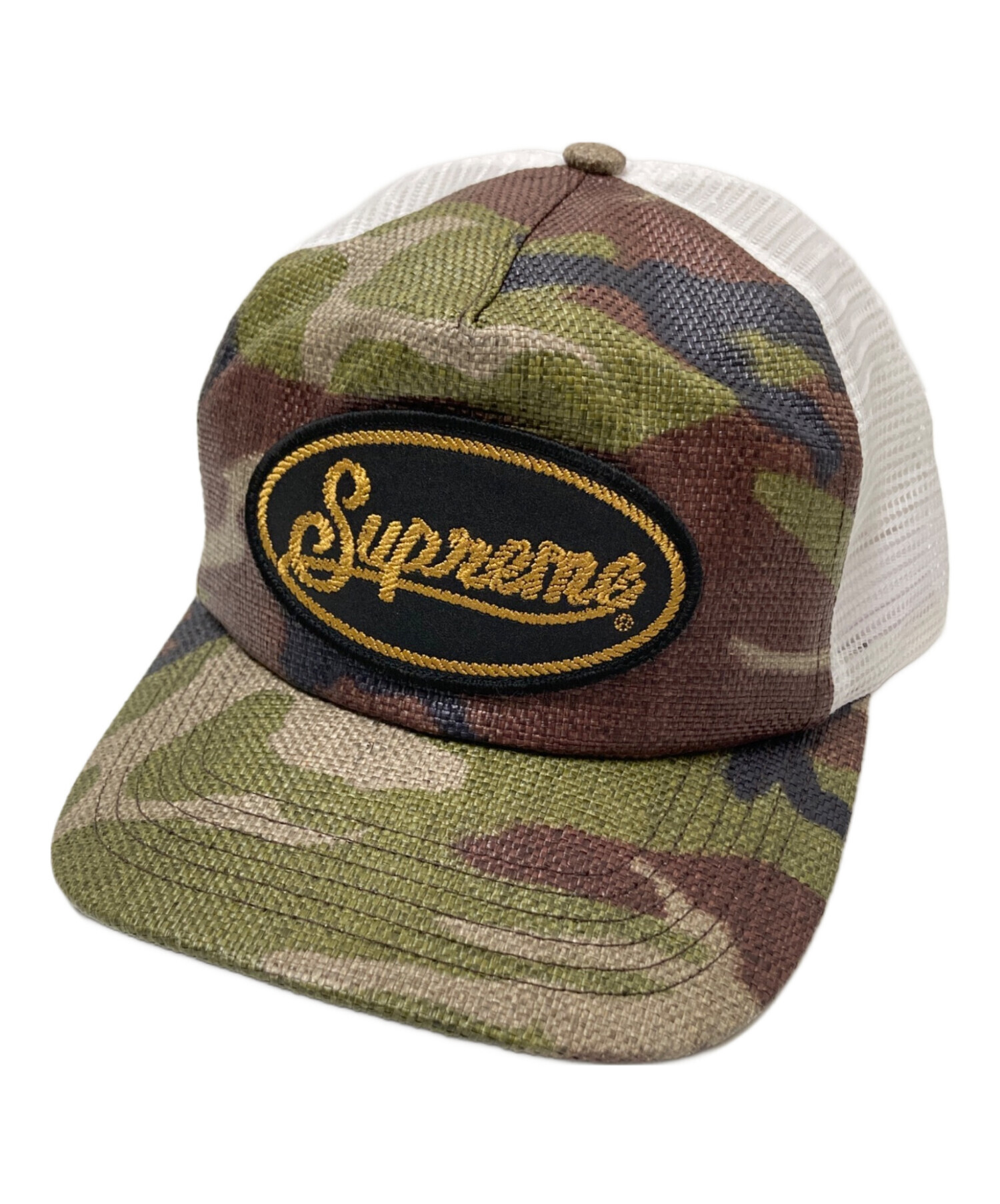帽子 Supreme Raffia Mesh Back 5-Panel 帽子 Supreme Raffia Mesh