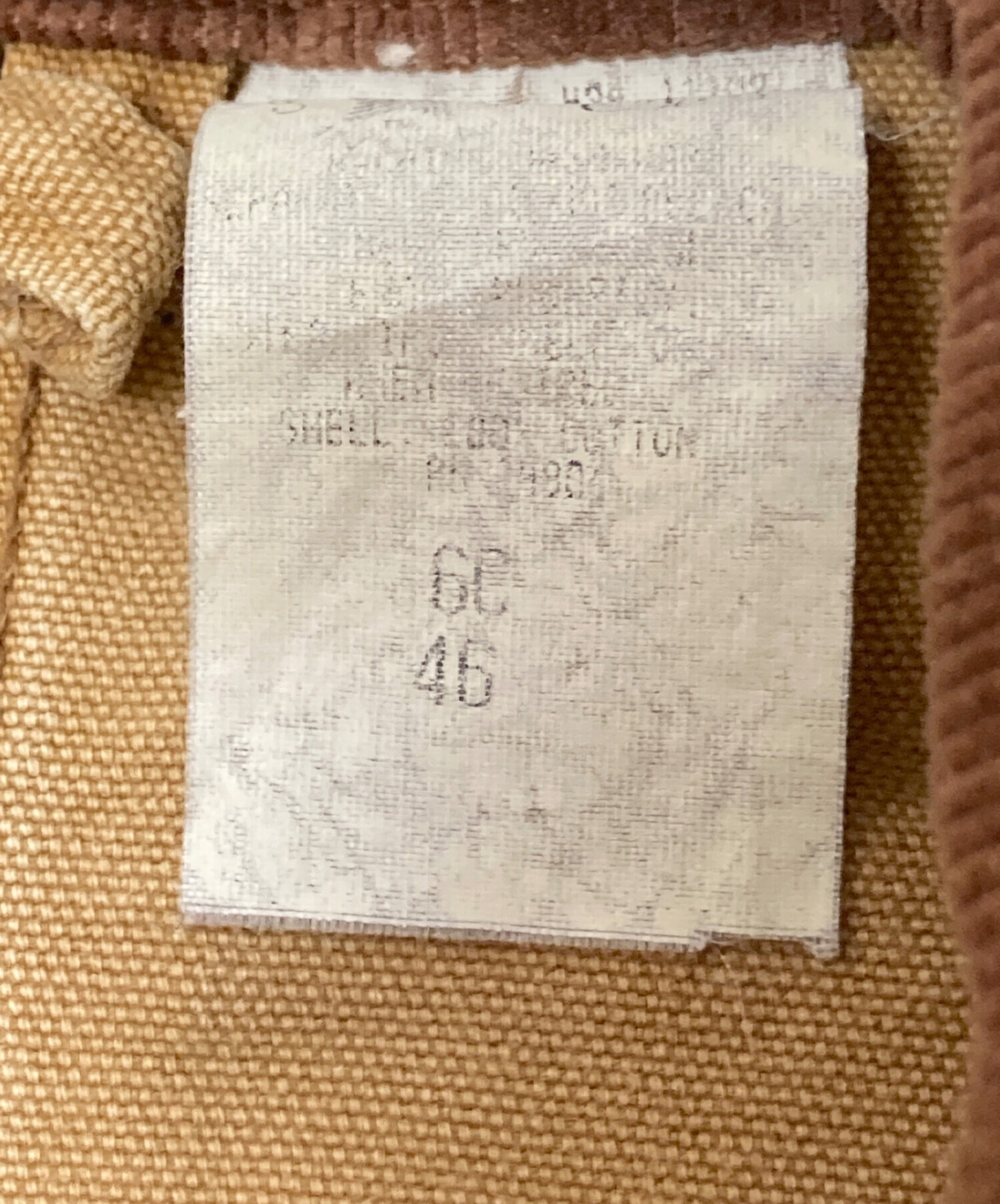 中古・古着通販】CarHartt (カーハート) カバーオール ベージュ