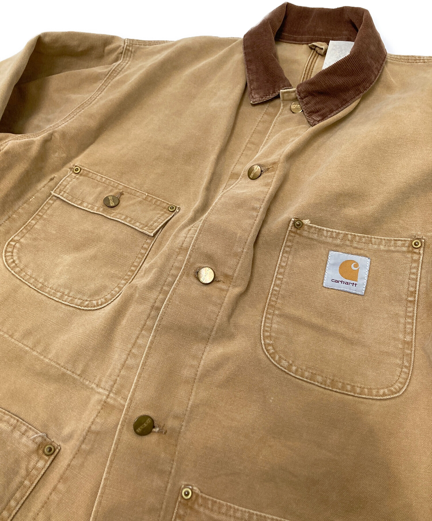 中古・古着通販】CarHartt (カーハート) カバーオール ベージュ