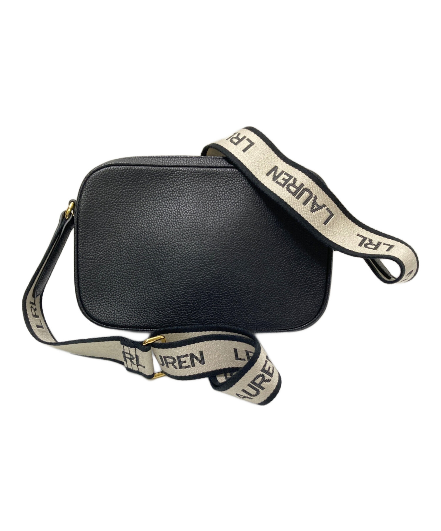 正規店購入　LAUREN RALPH LAUREN ショルダーバッグ　ブラック 中古・古着通販】LAUREN RALPH LAUREN (ローレン ラルフ ローレン
