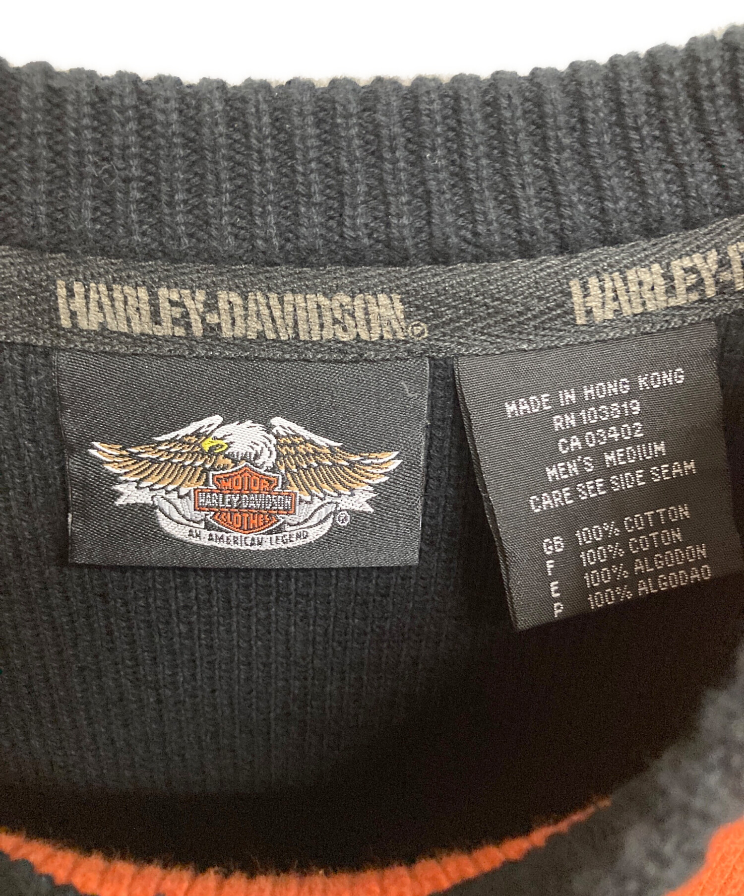 中古・古着通販】HARLEY-DAVIDSON (ハーレーダビッドソン) 80s-90sワン
