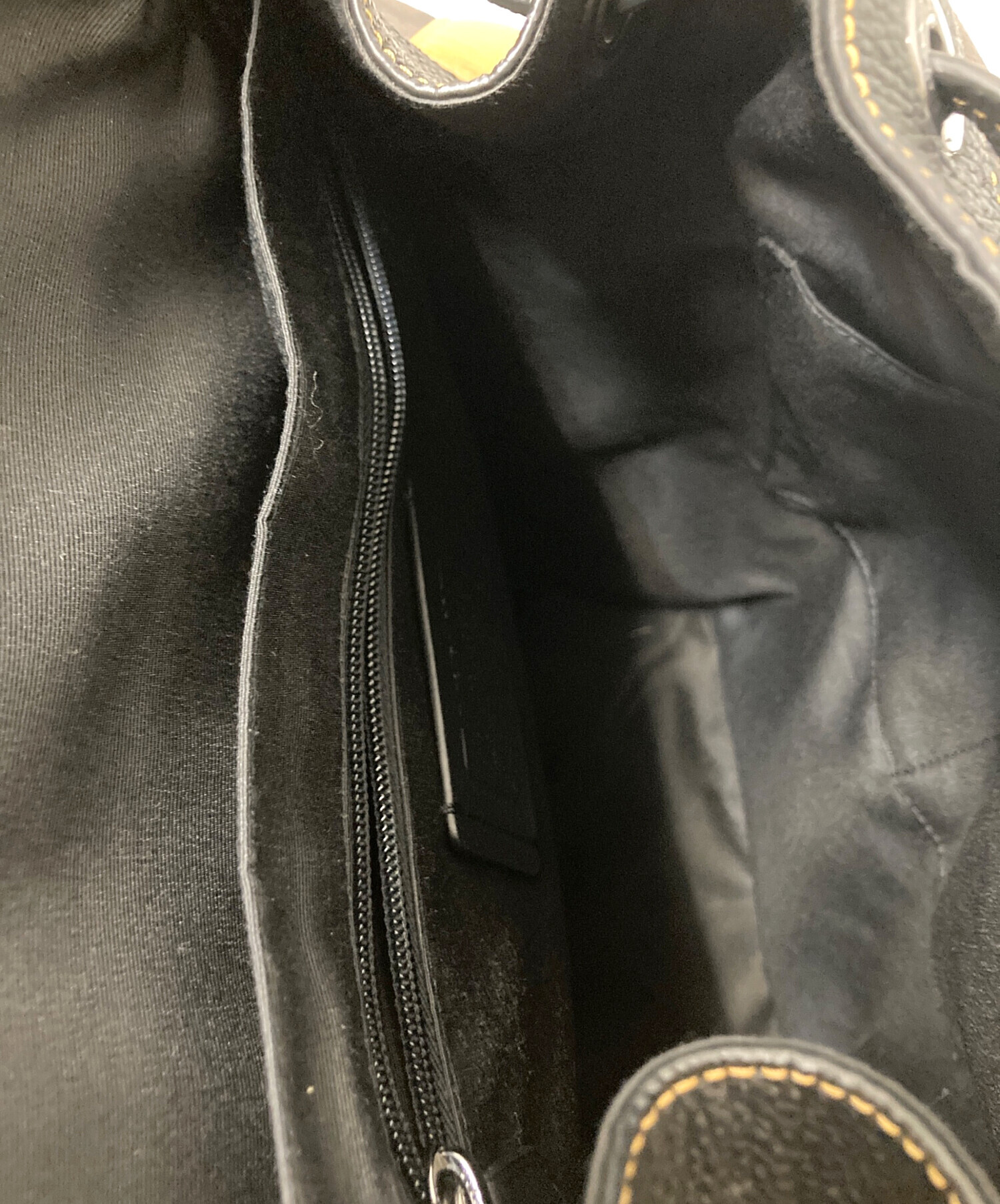 中古・古着通販】COACH (コーチ) シグネチャーバックパック ブラック