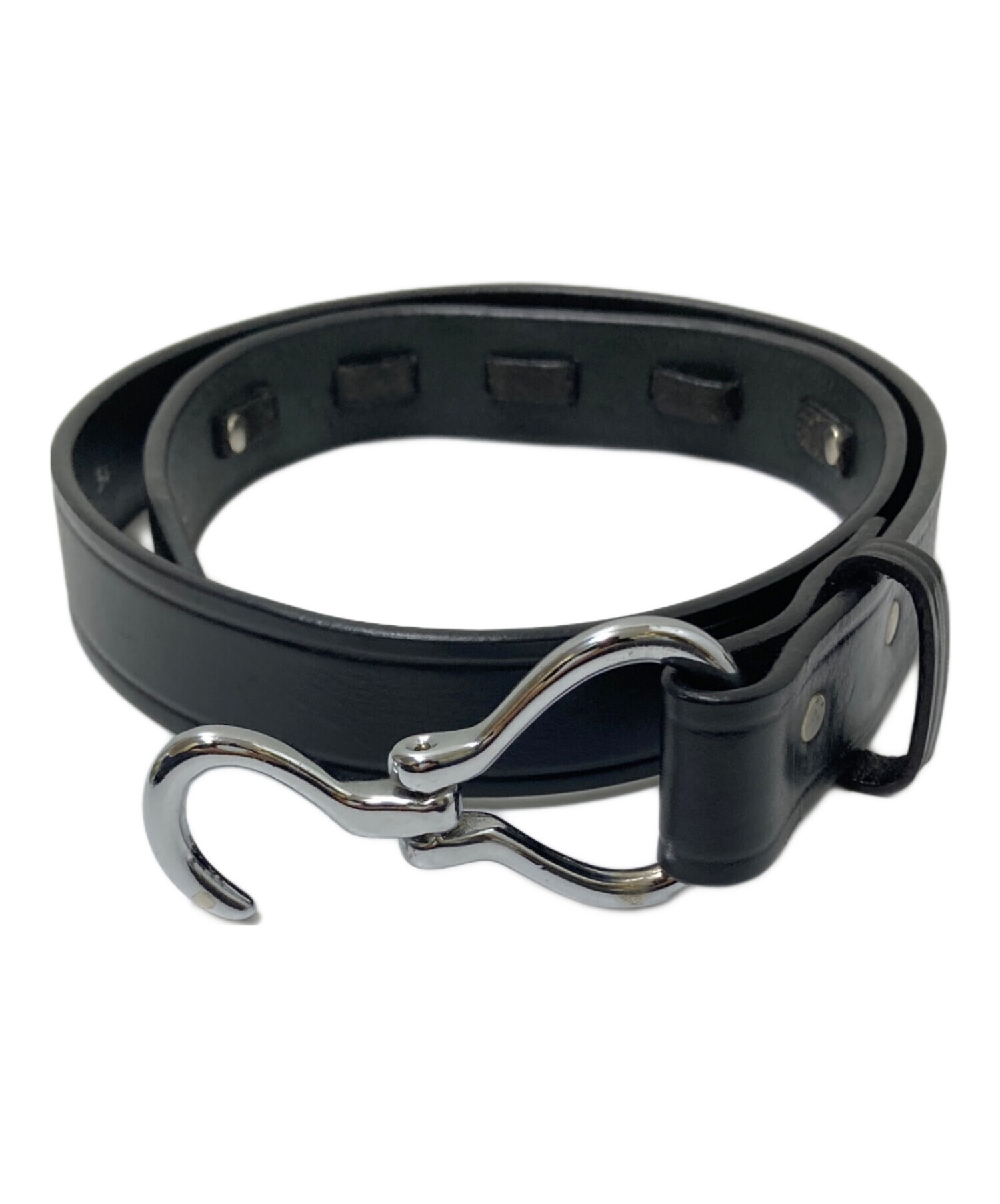 中古・古着通販】TORY LEATHER (トリーレザー) レザーベルト ブラック