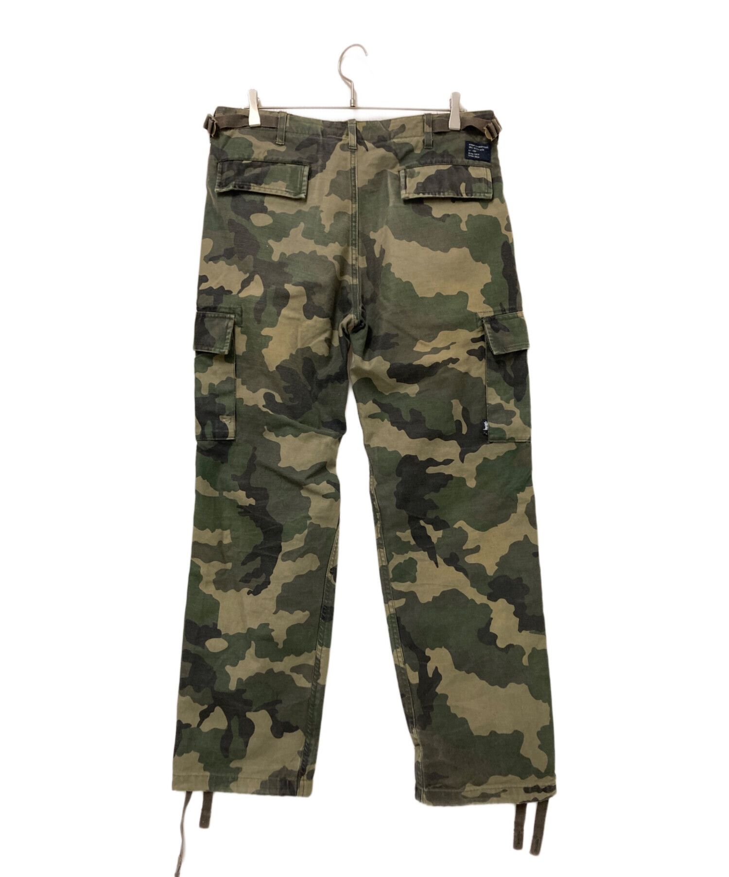 中古・古着通販】stussy (ステューシー) カモ柄カーゴパンツ ベージュ