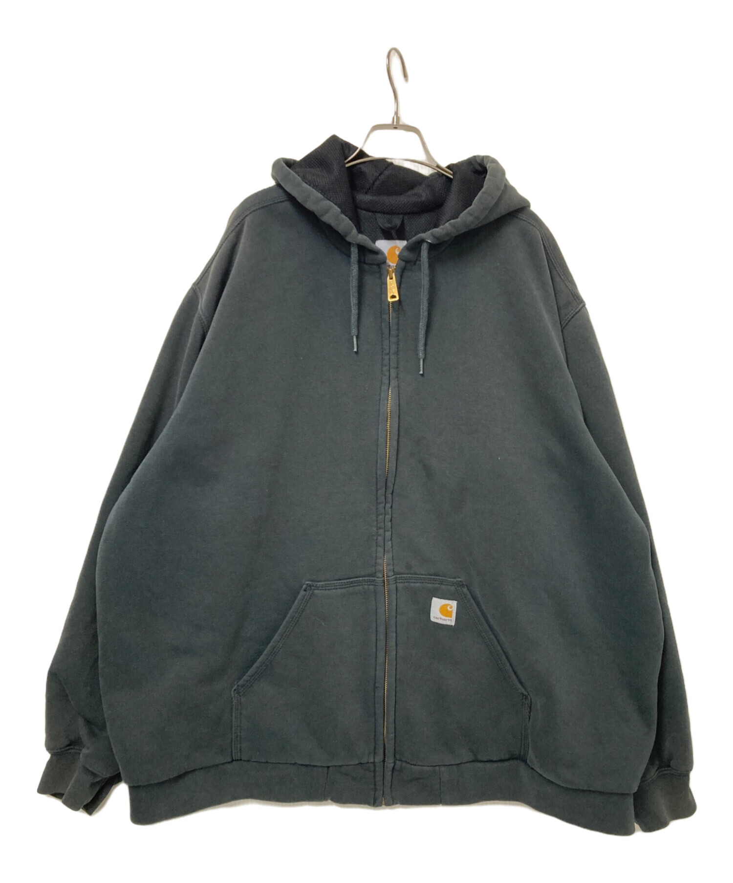 Carhartt ジップパーカー 裏地メッシュ グレー 90-00s メキシコ製 中古・古着通販】CarHartt (カーハート) 裏地メッシュジップパーカー