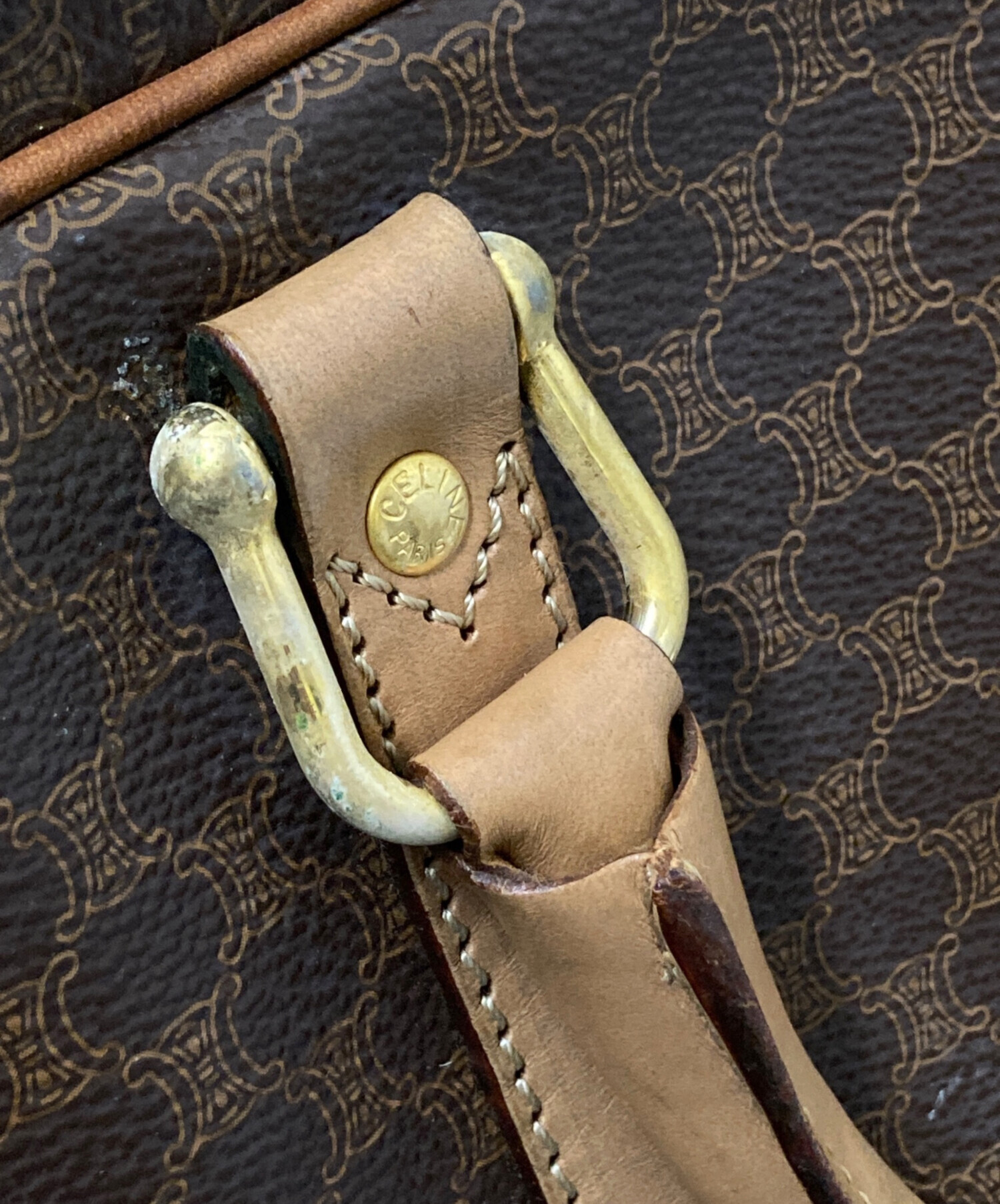 中古・古着通販】CELINE (セリーヌ) マカダム柄ブリーフケース