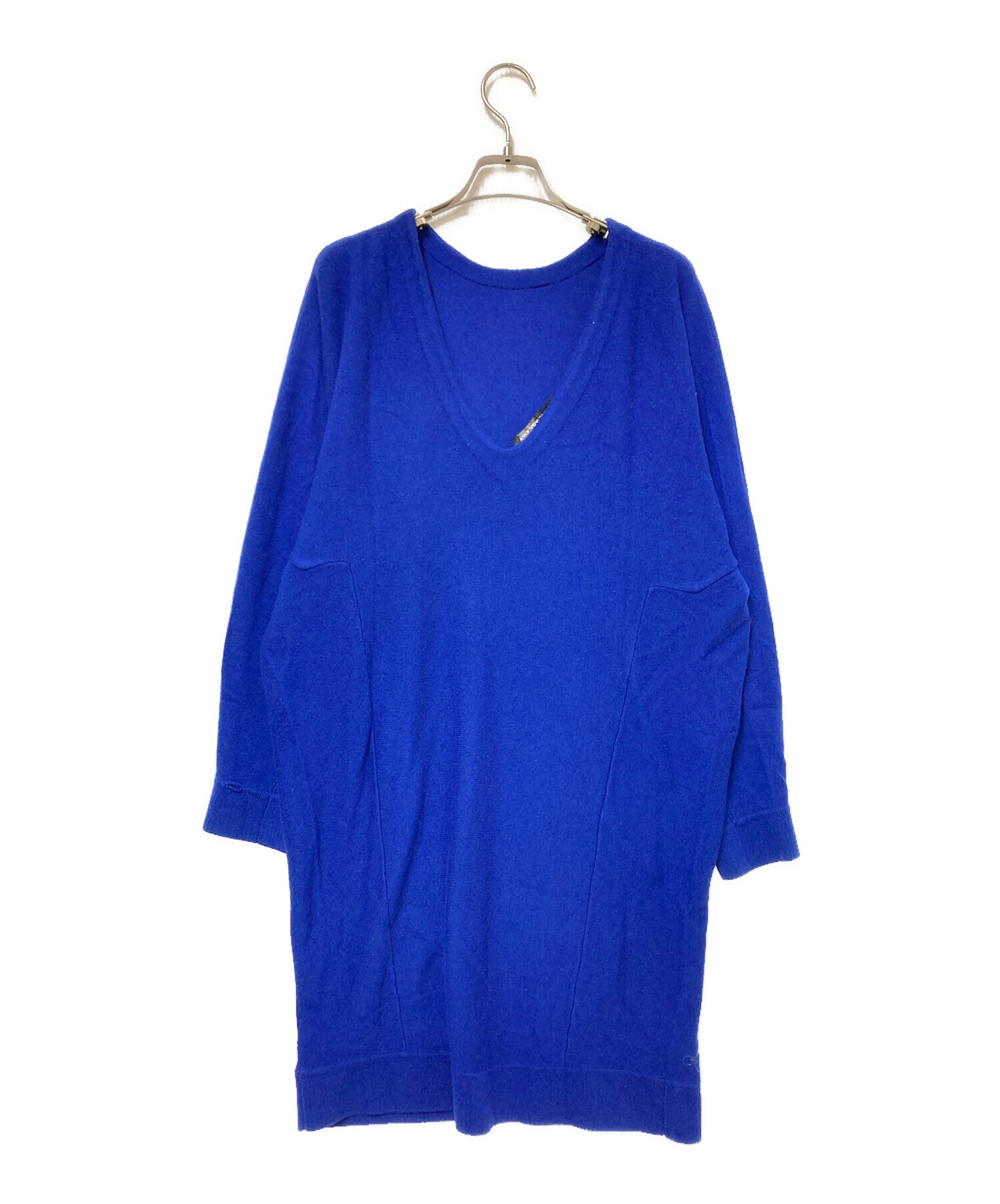 中古・古着通販】BALENCIAGA (バレンシアガ) デザインニット ネイビー